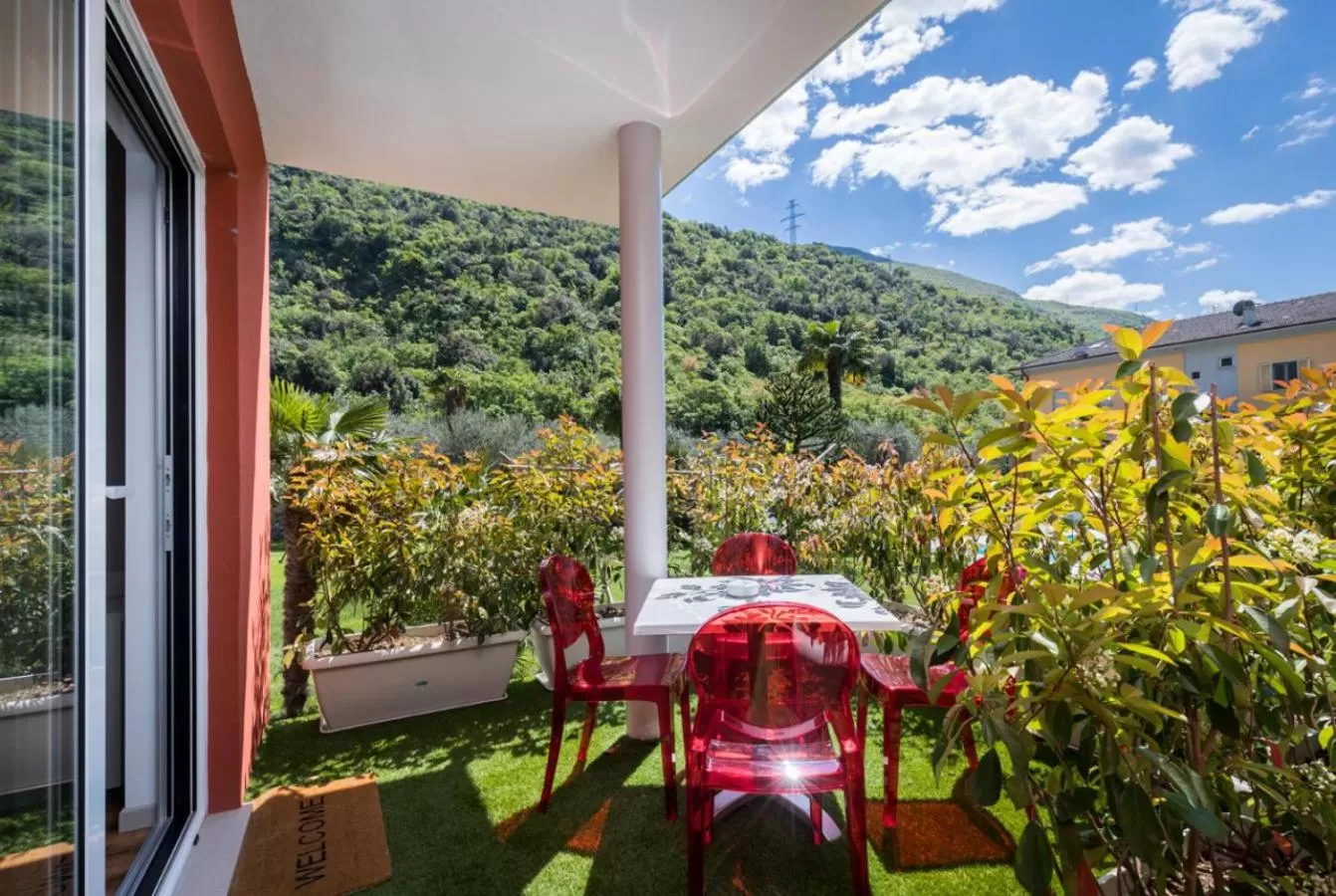 Patio in Aktivhotel Santalucia