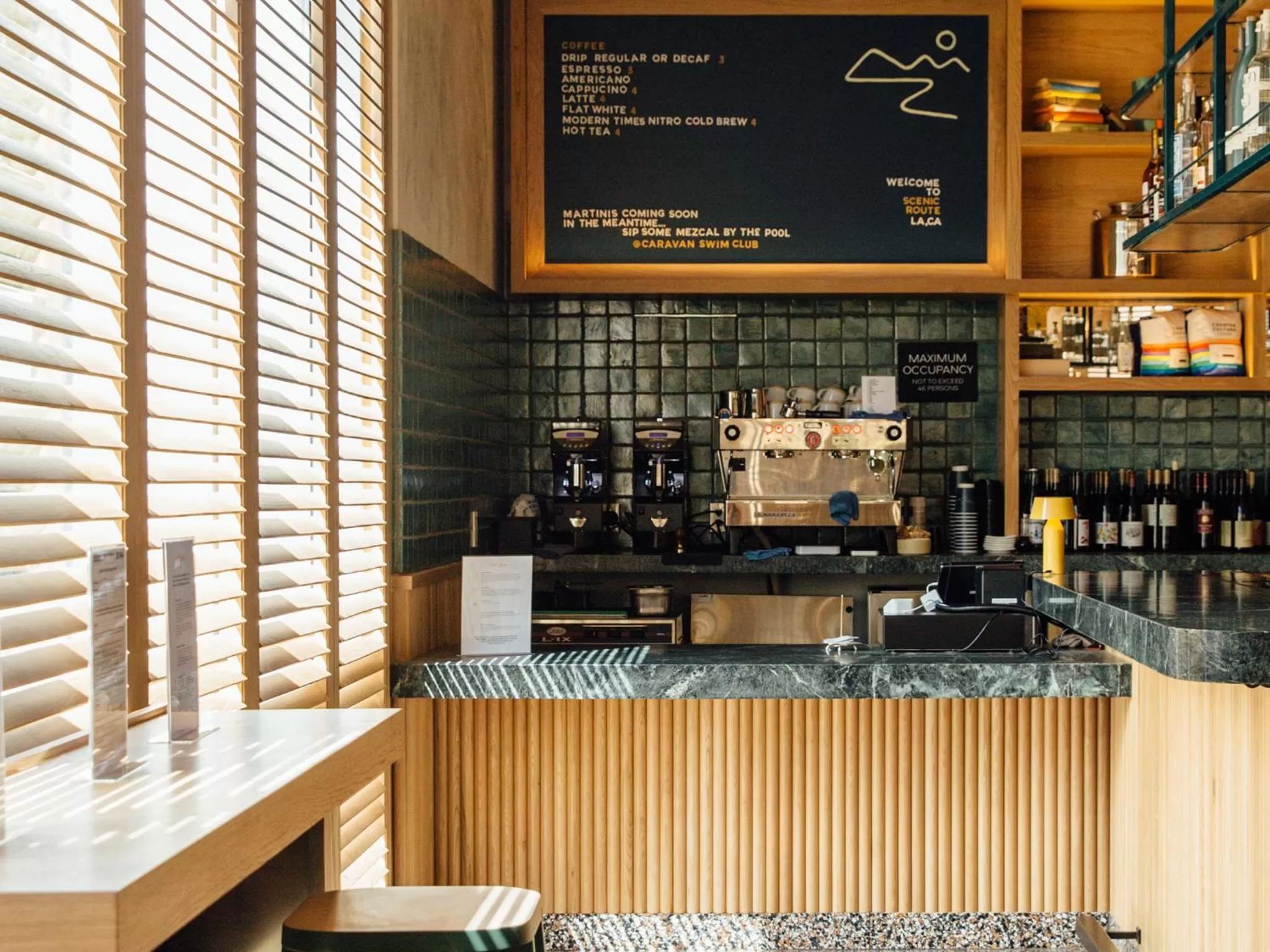 Non alcoholic drinks in Hotel June West LA, a Member of Design Hotels