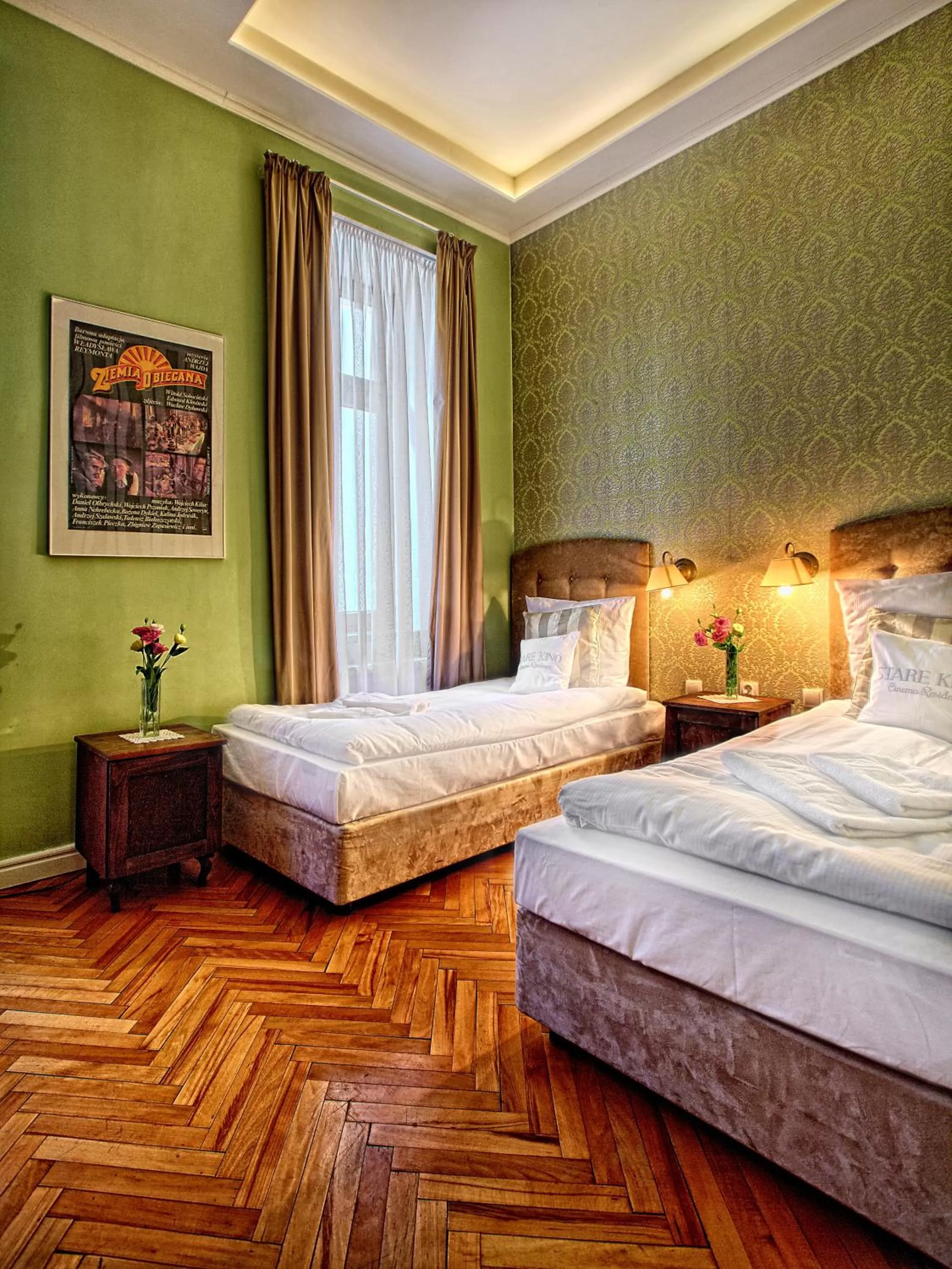 Bed in Stare Kino Cinema Residence