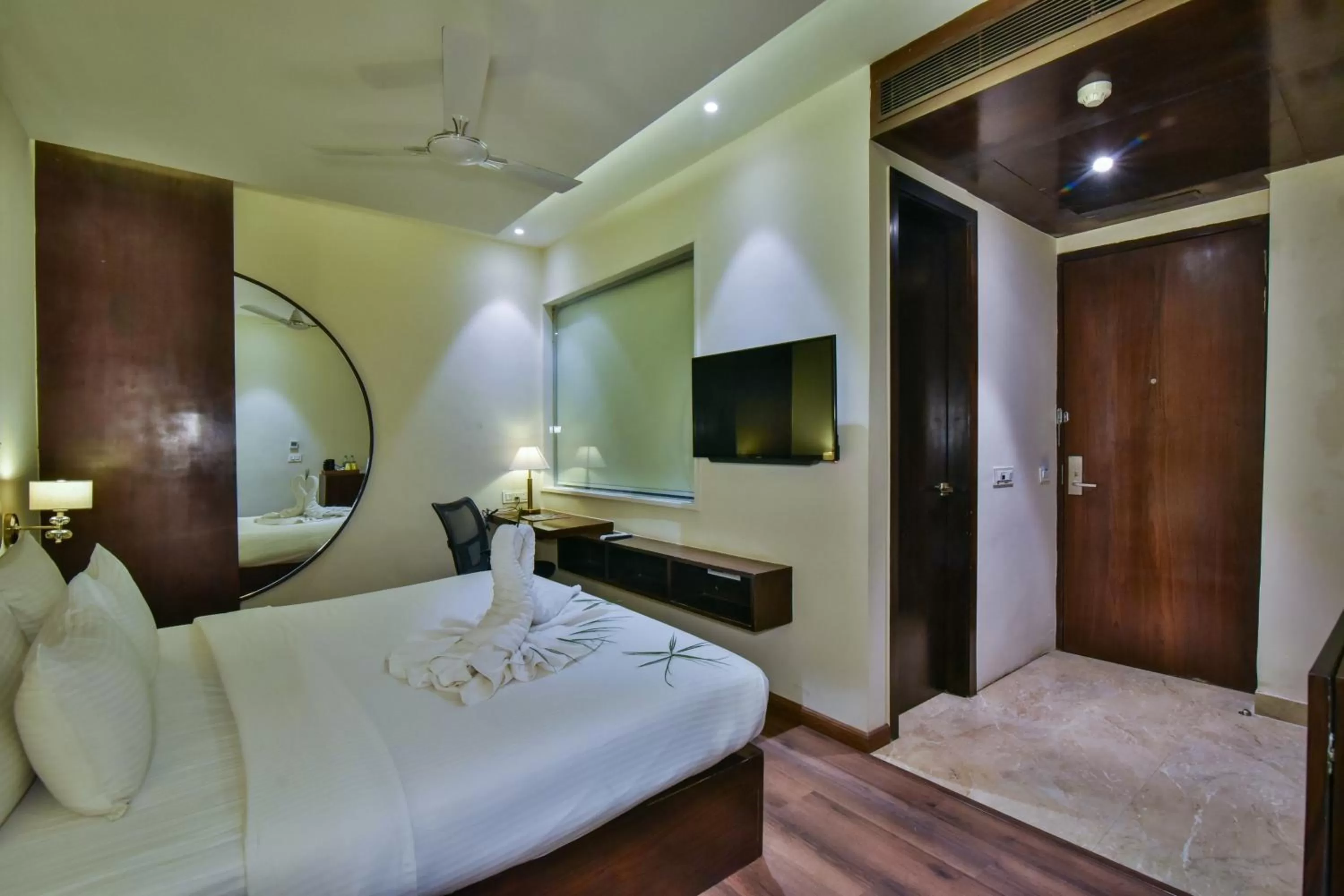 Photo of the whole room, Bed in Hotel BR Grand -Near Golden Temple