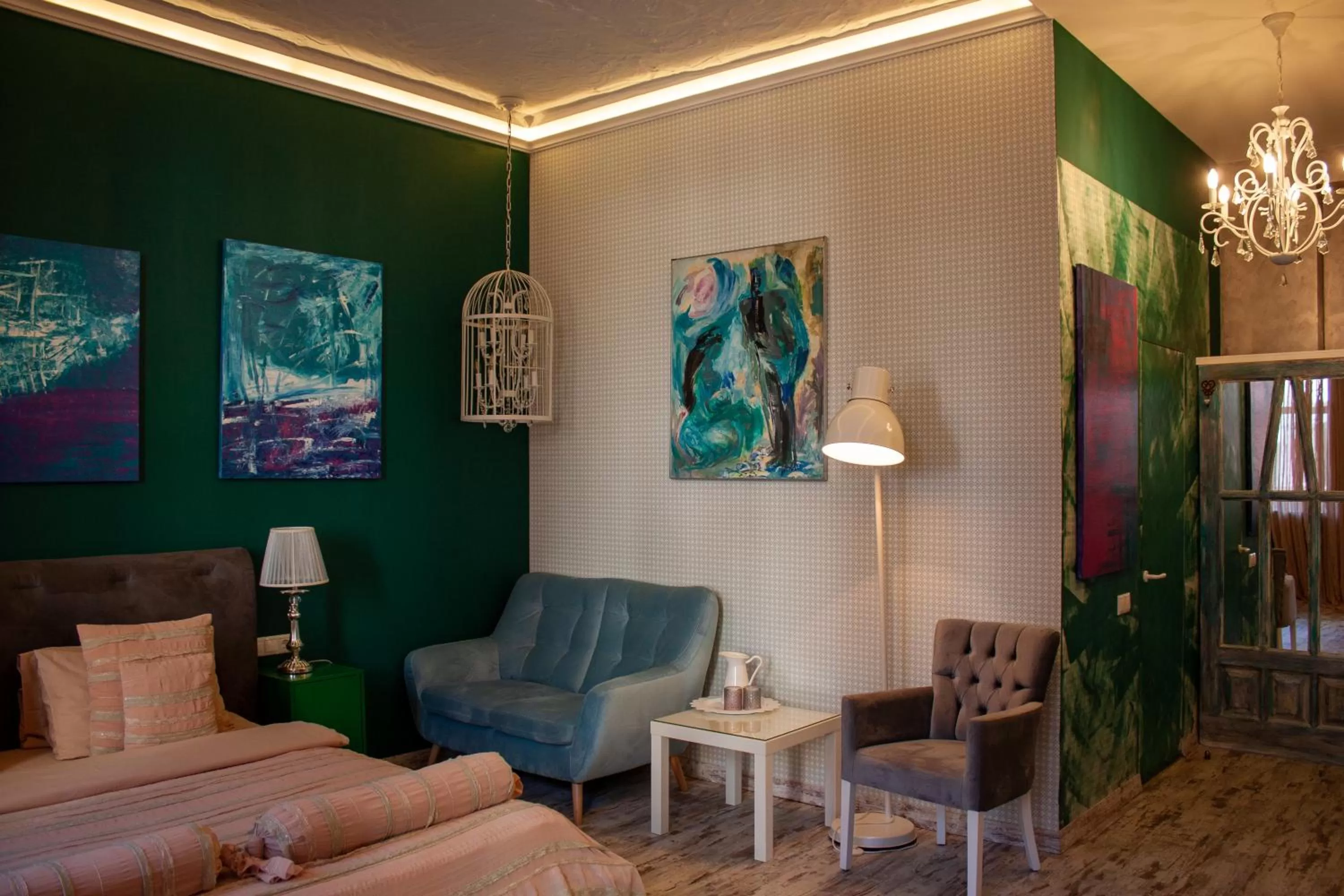 Living room in MaNNa Boutique Hotel