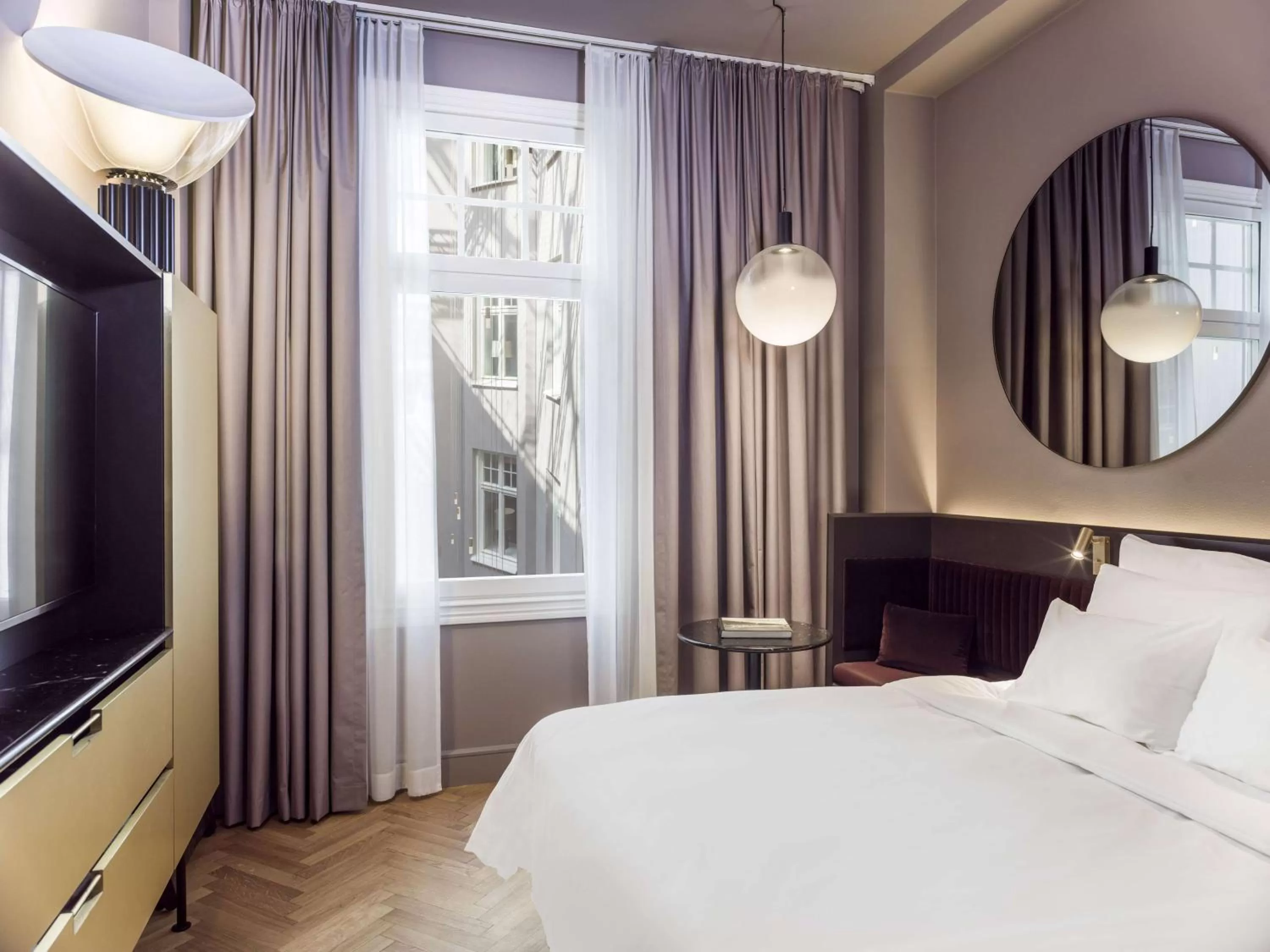 Bedroom, Bed in Radisson Collection, Strand Hotel, Stockholm