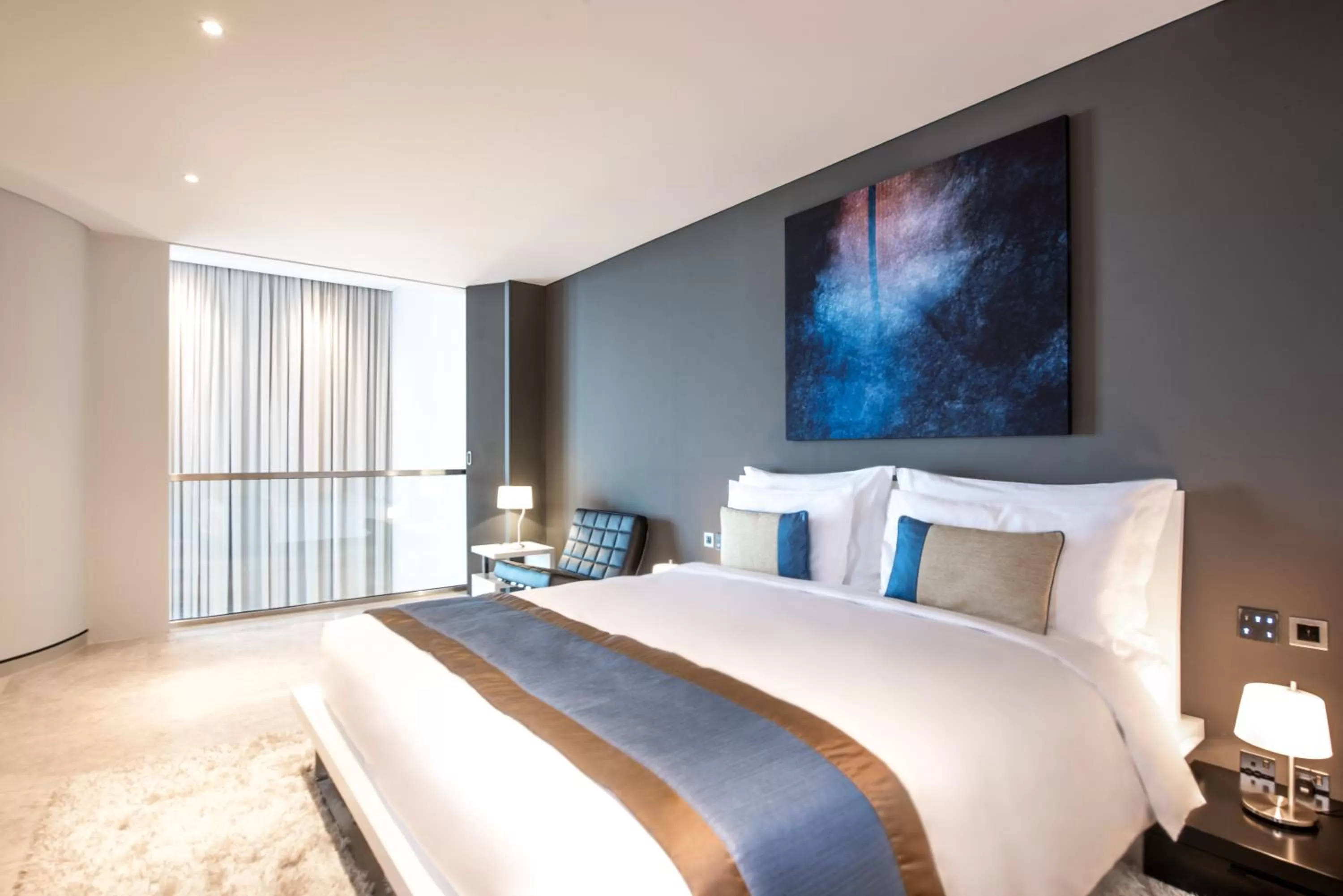 Bedroom, Bed in Kempinski Hotel Muscat