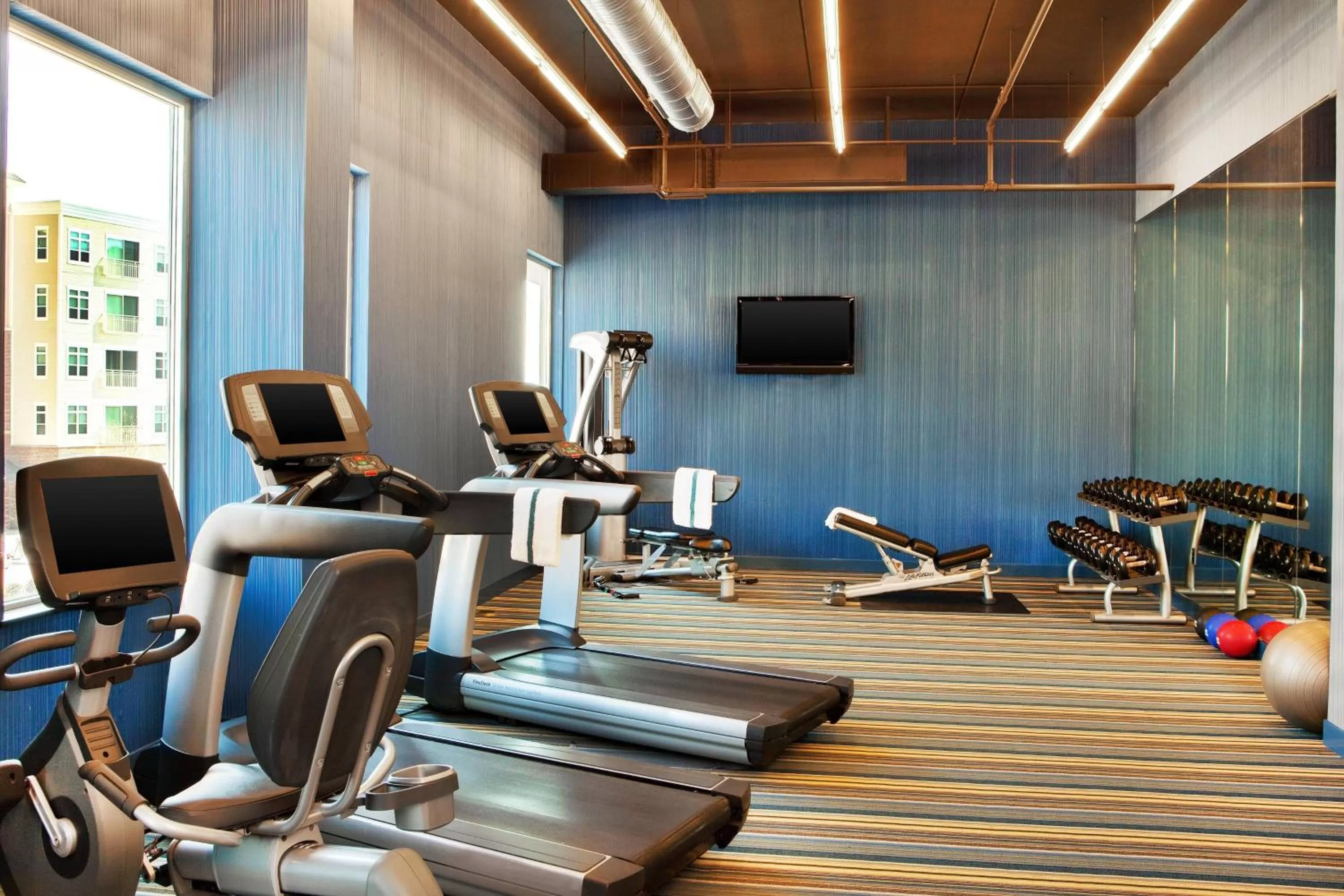 Fitness centre/facilities in Aloft Richmond West Short Pump