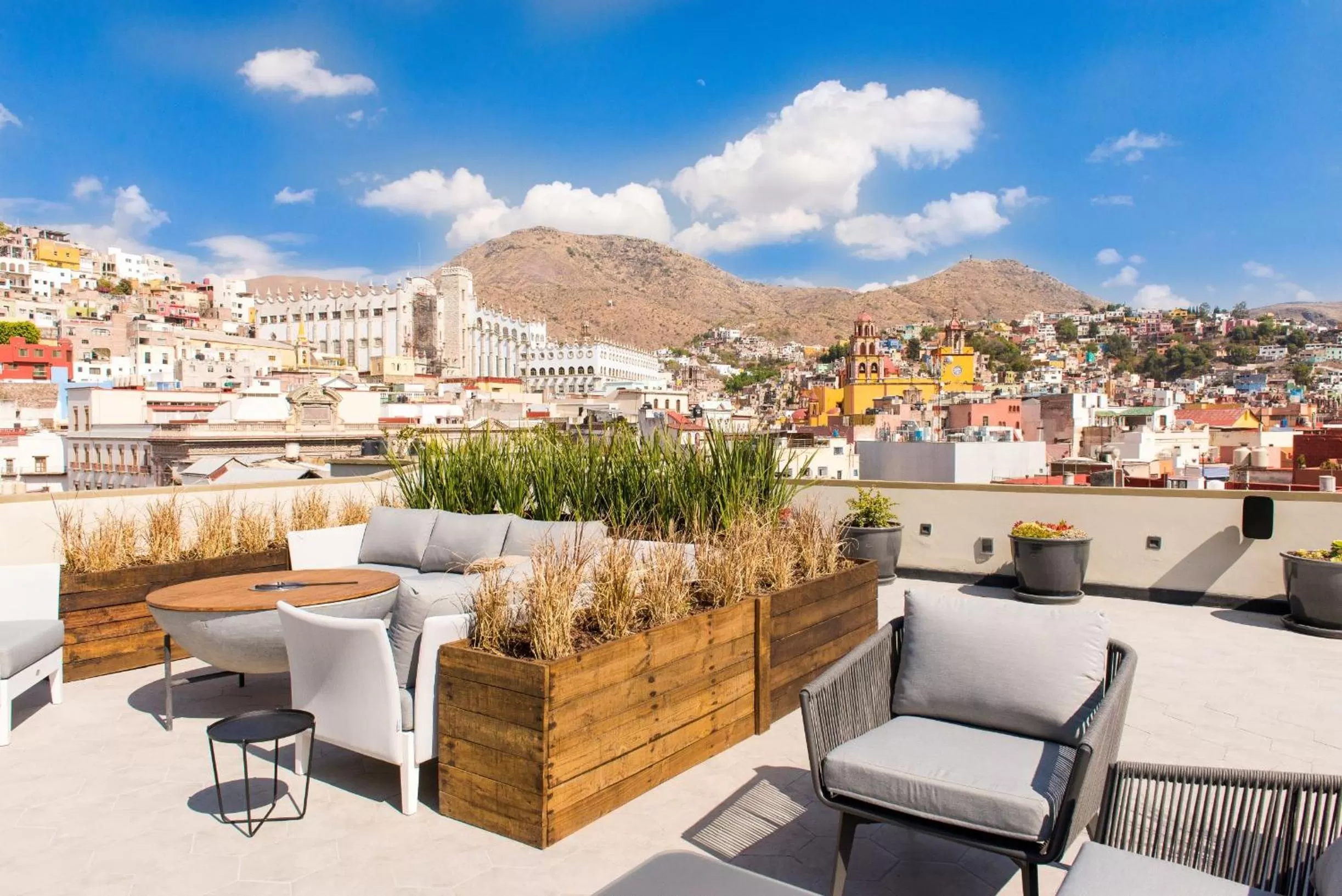 Balcony/Terrace in Antigua Trece Hotel Fusión & SPA