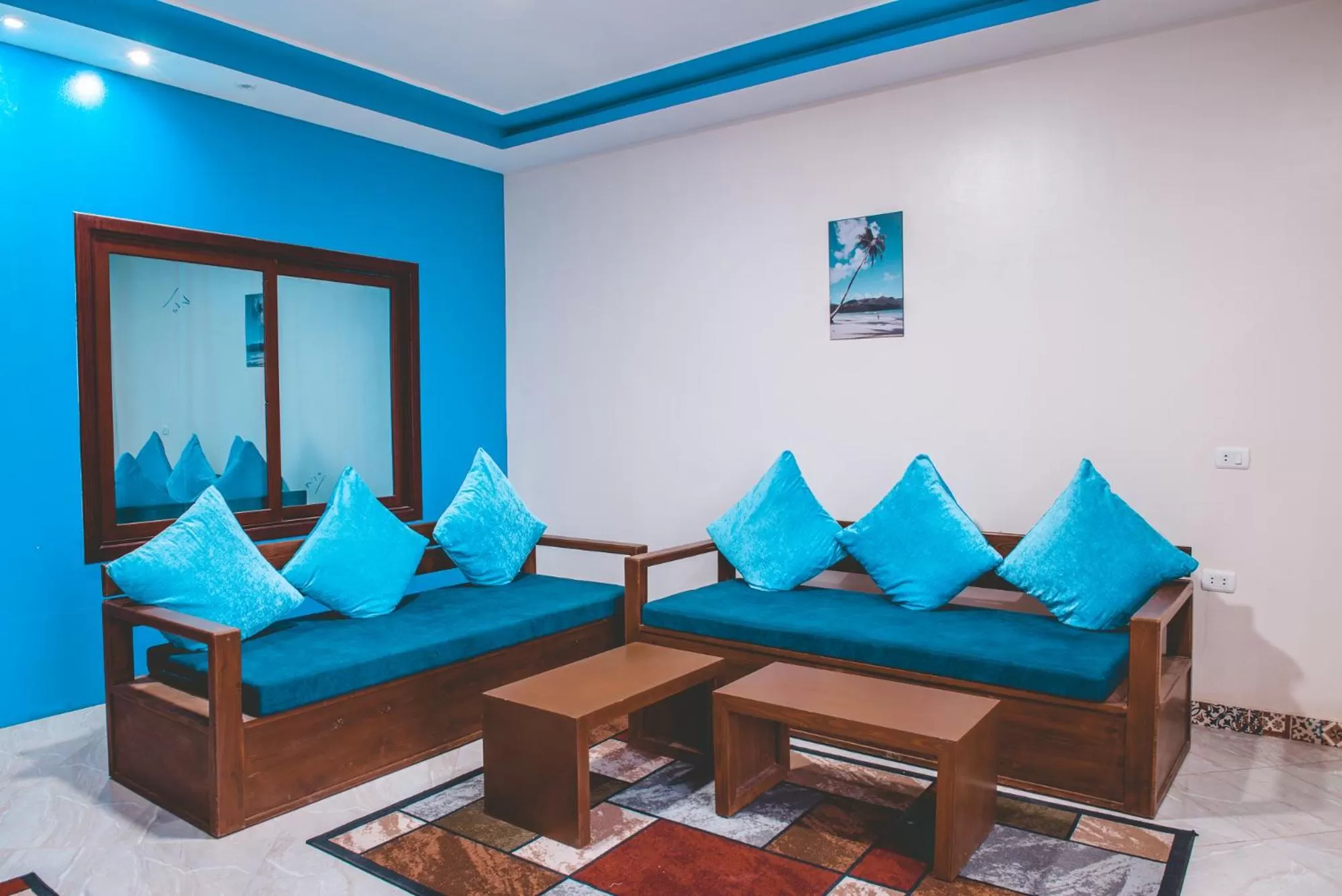 Living room in Seaview Panorama Boatel