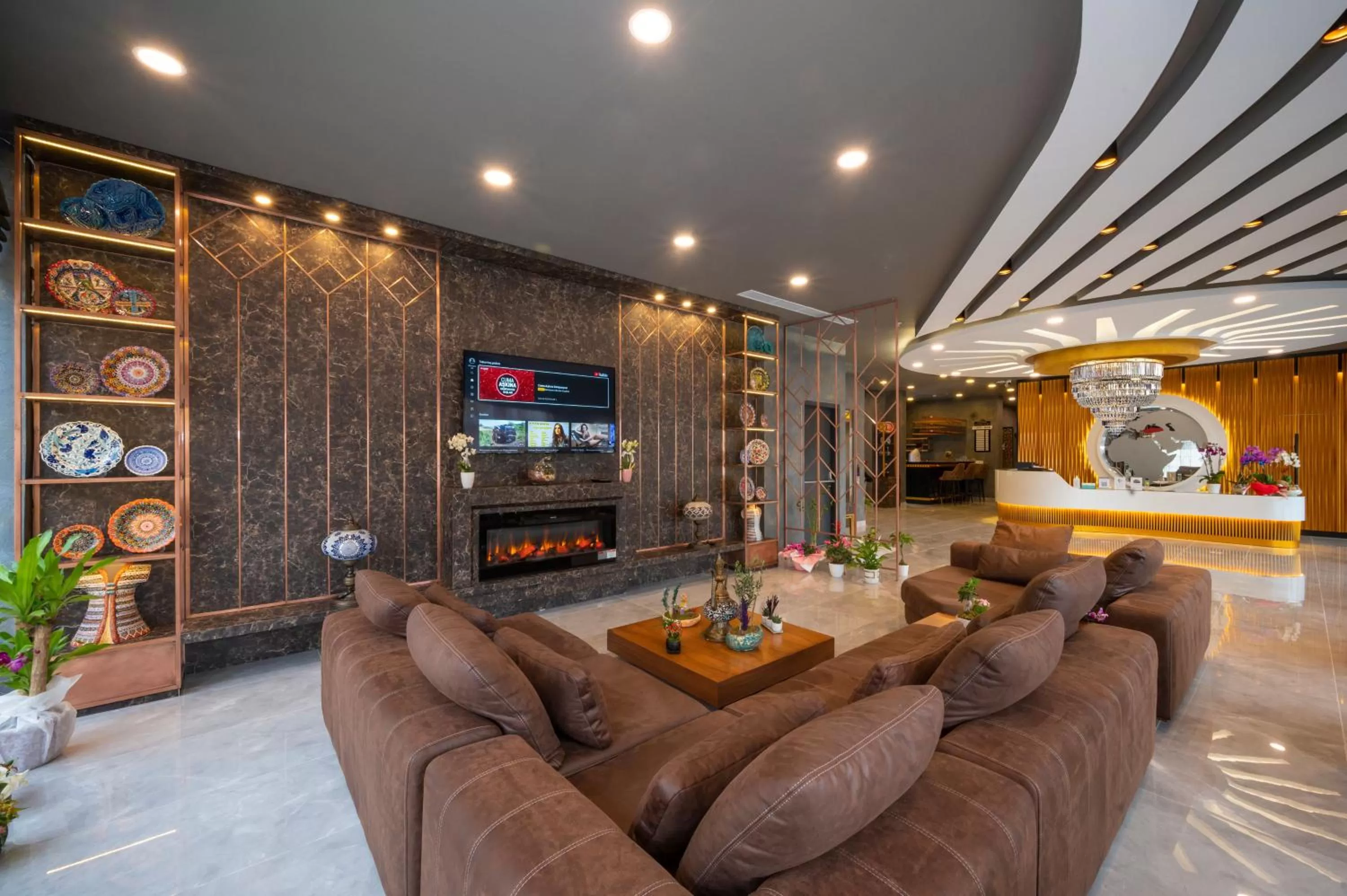 Lobby or reception in Seyithan Palace Spa Hotel