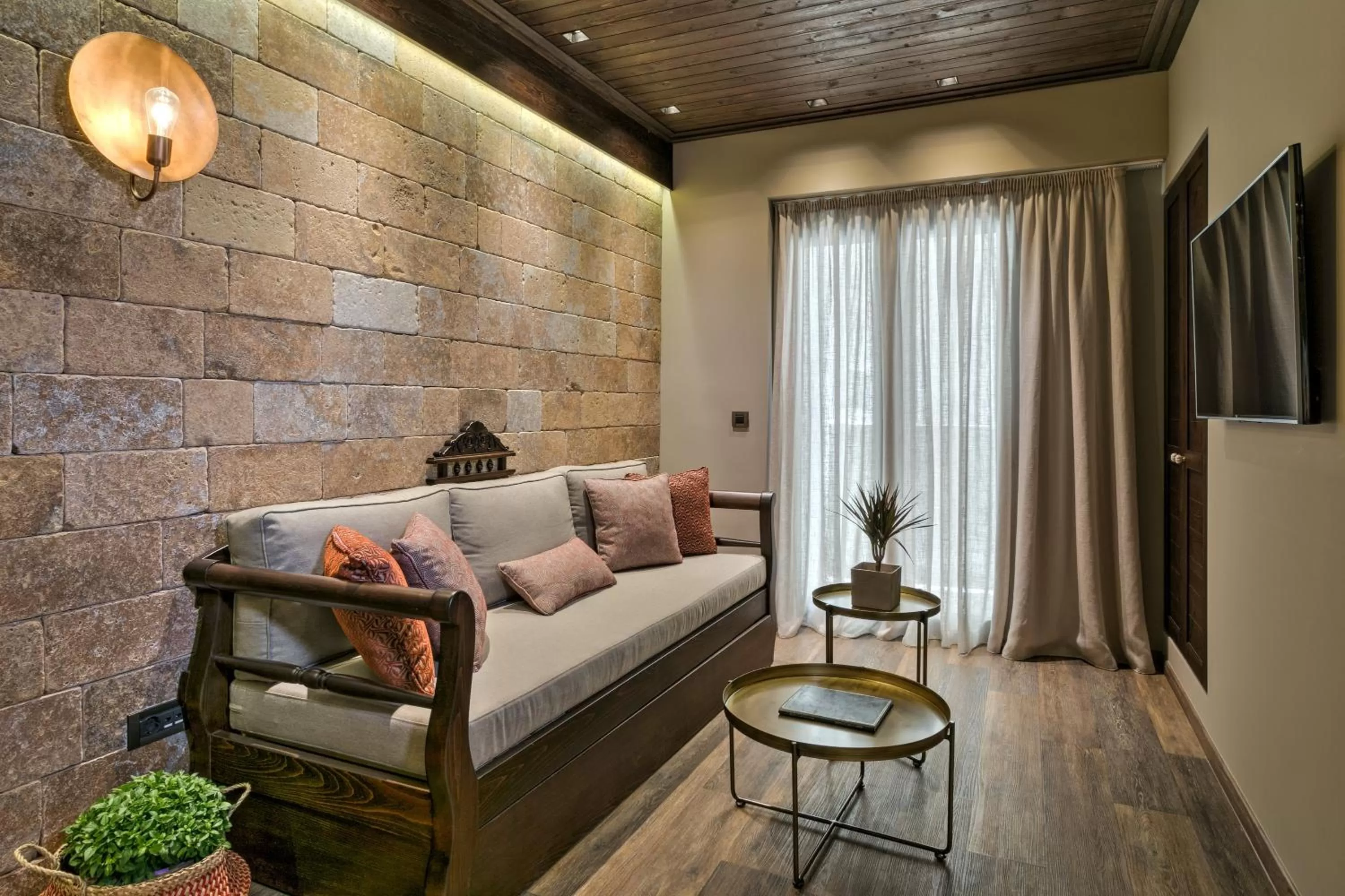 Living room in Estia Boutique Apartments