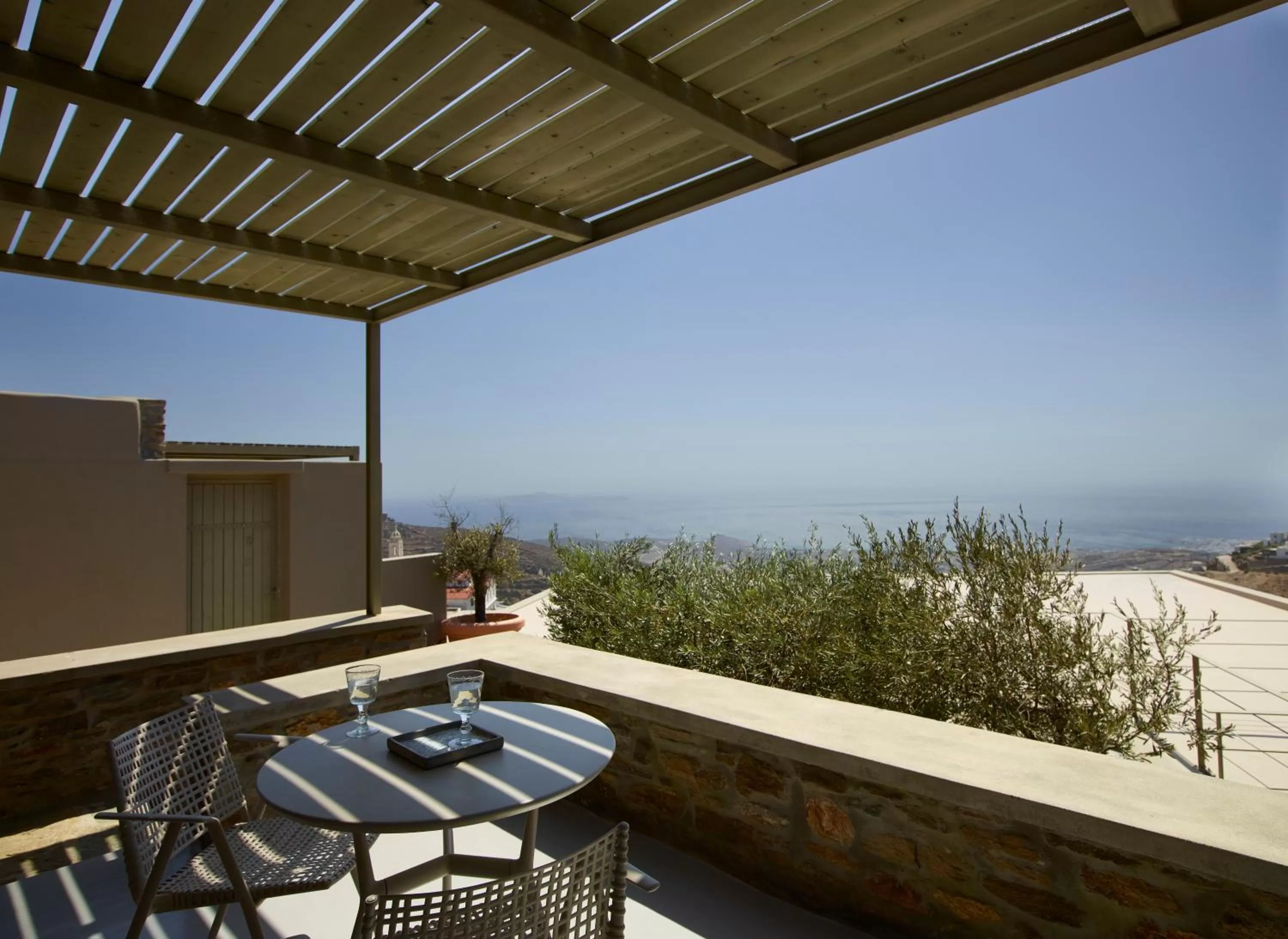 Balcony/Terrace in Aeolis Tinos Suites