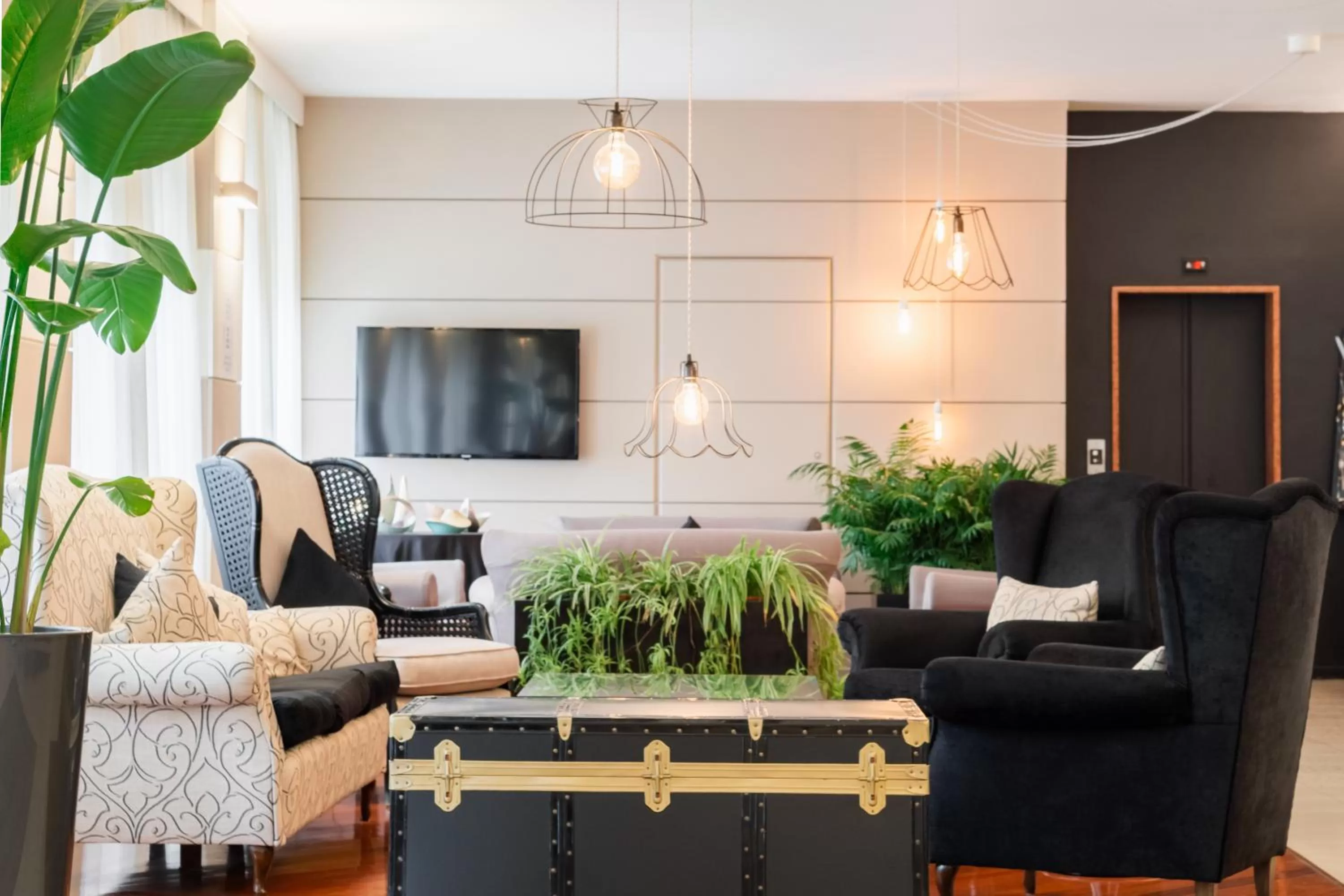 Lobby or reception in Hotel Globo