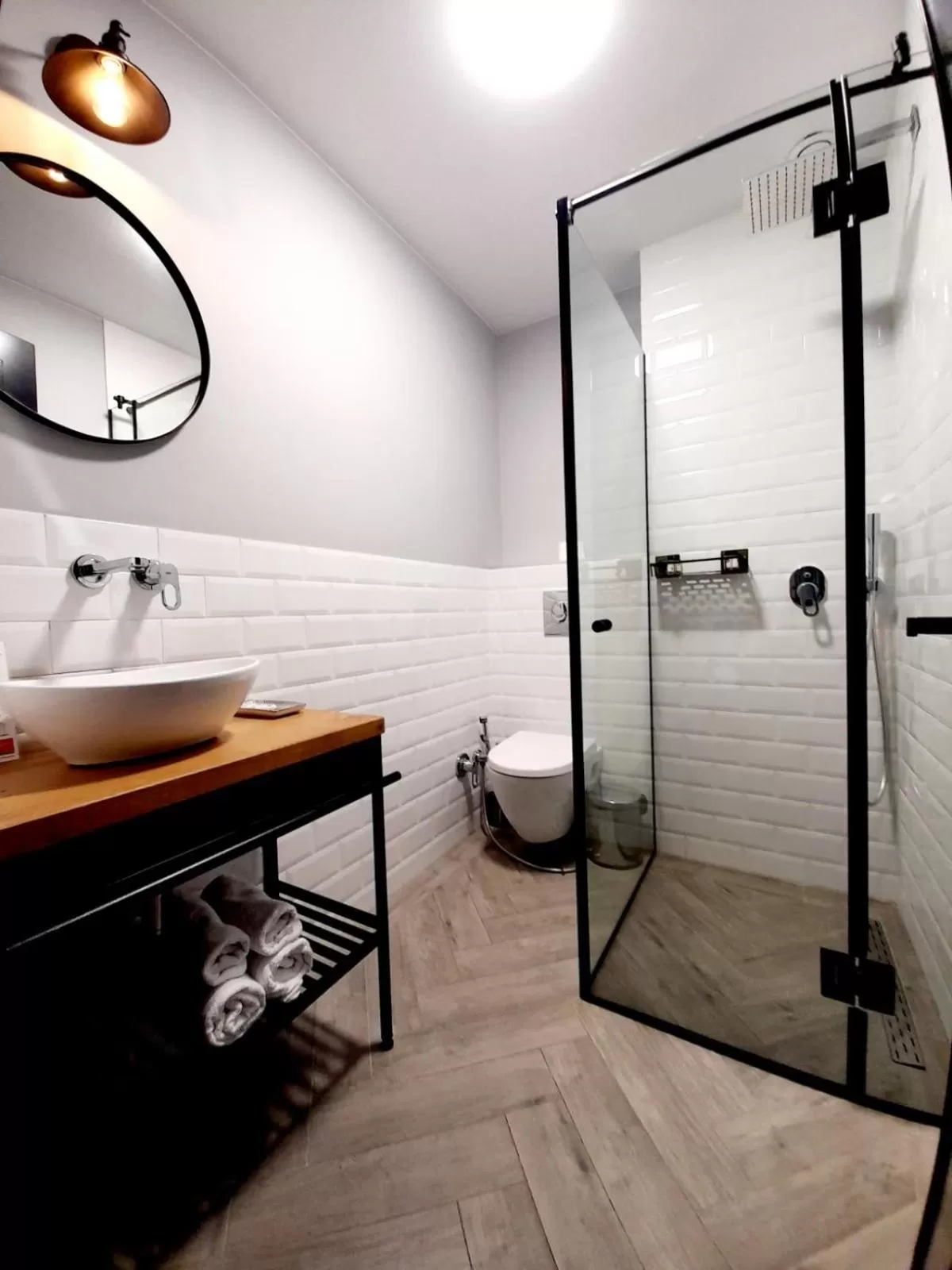 Bathroom in Borjomi Bridge Hotel