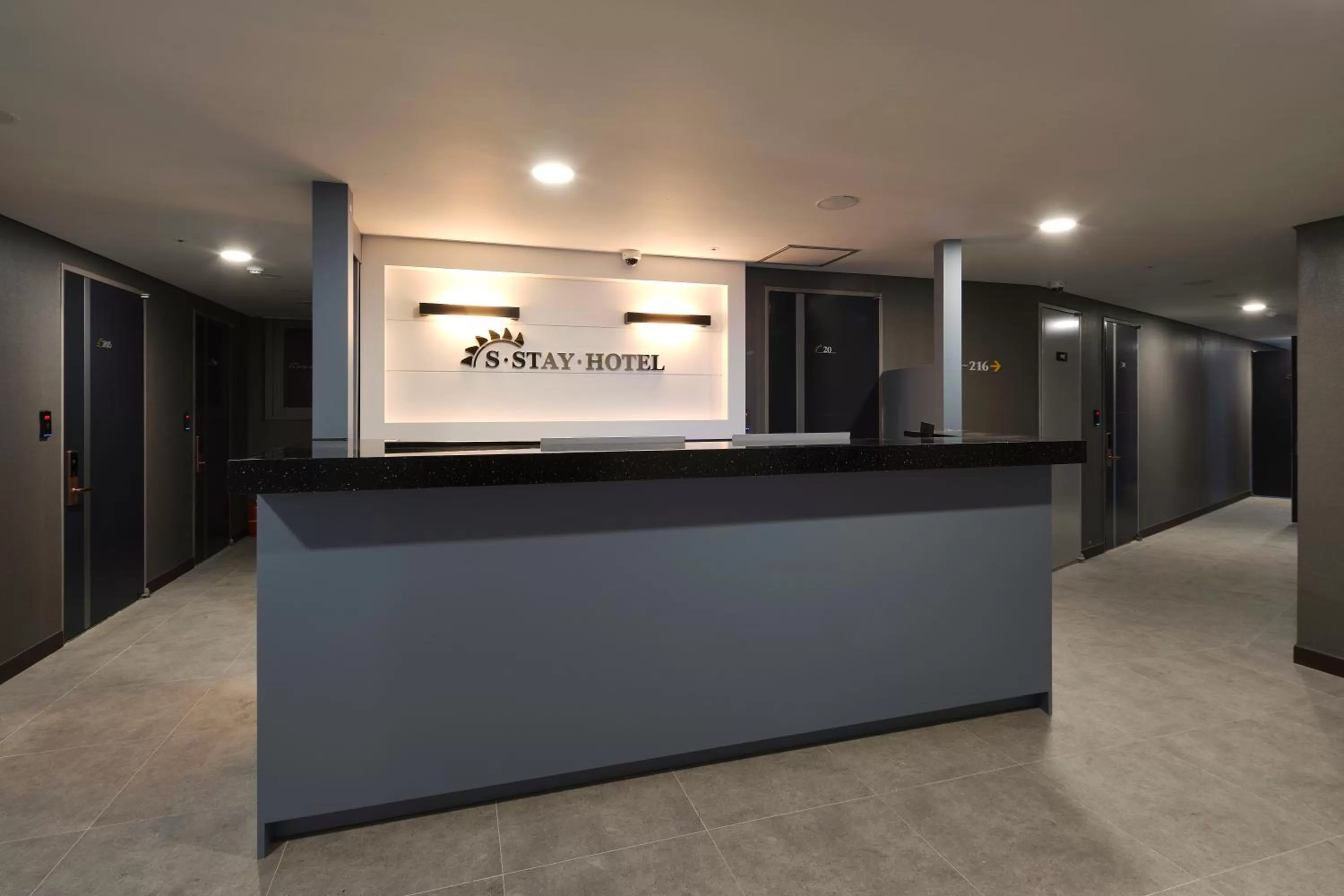 Lobby or reception in S Stay Hotel