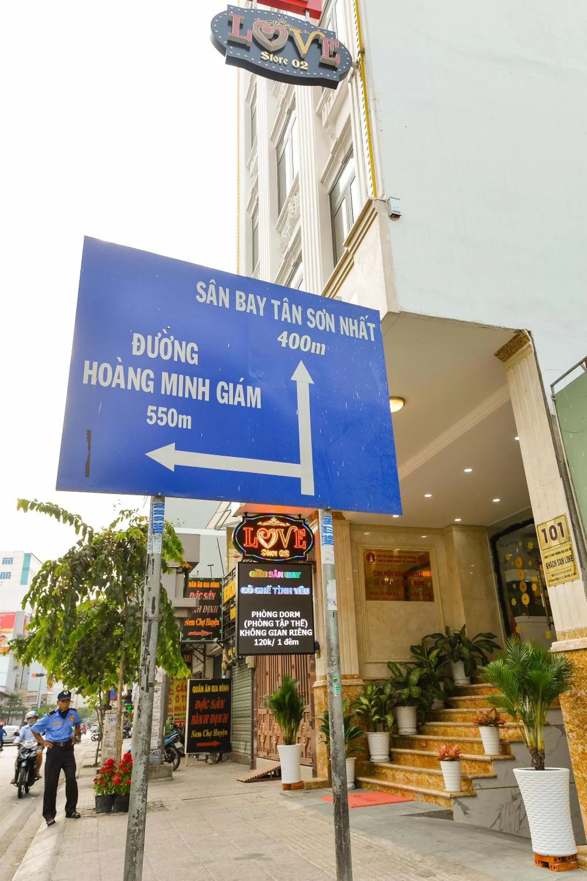 Property building in Love Hotel Airport