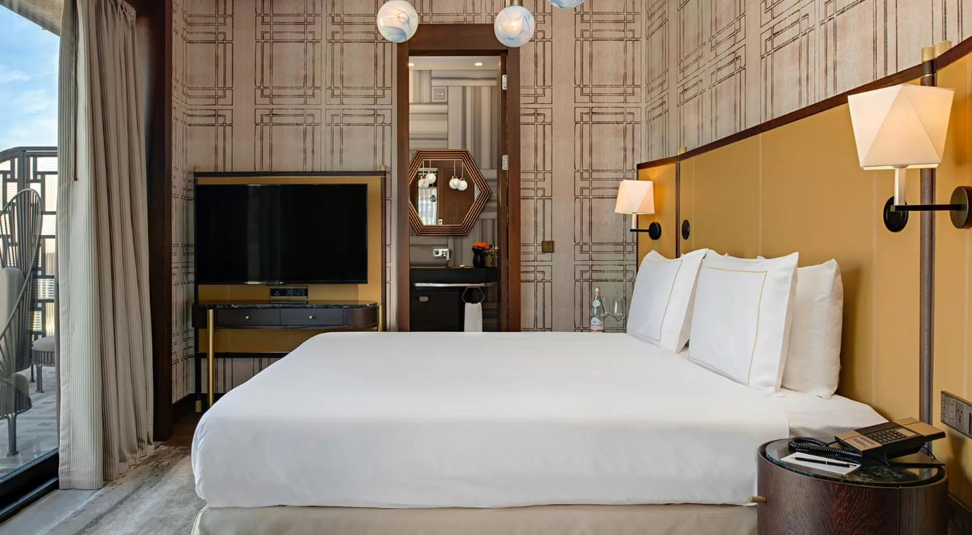 Bedroom, Bed in The Galata Hotel Istanbul - MGallery Collection