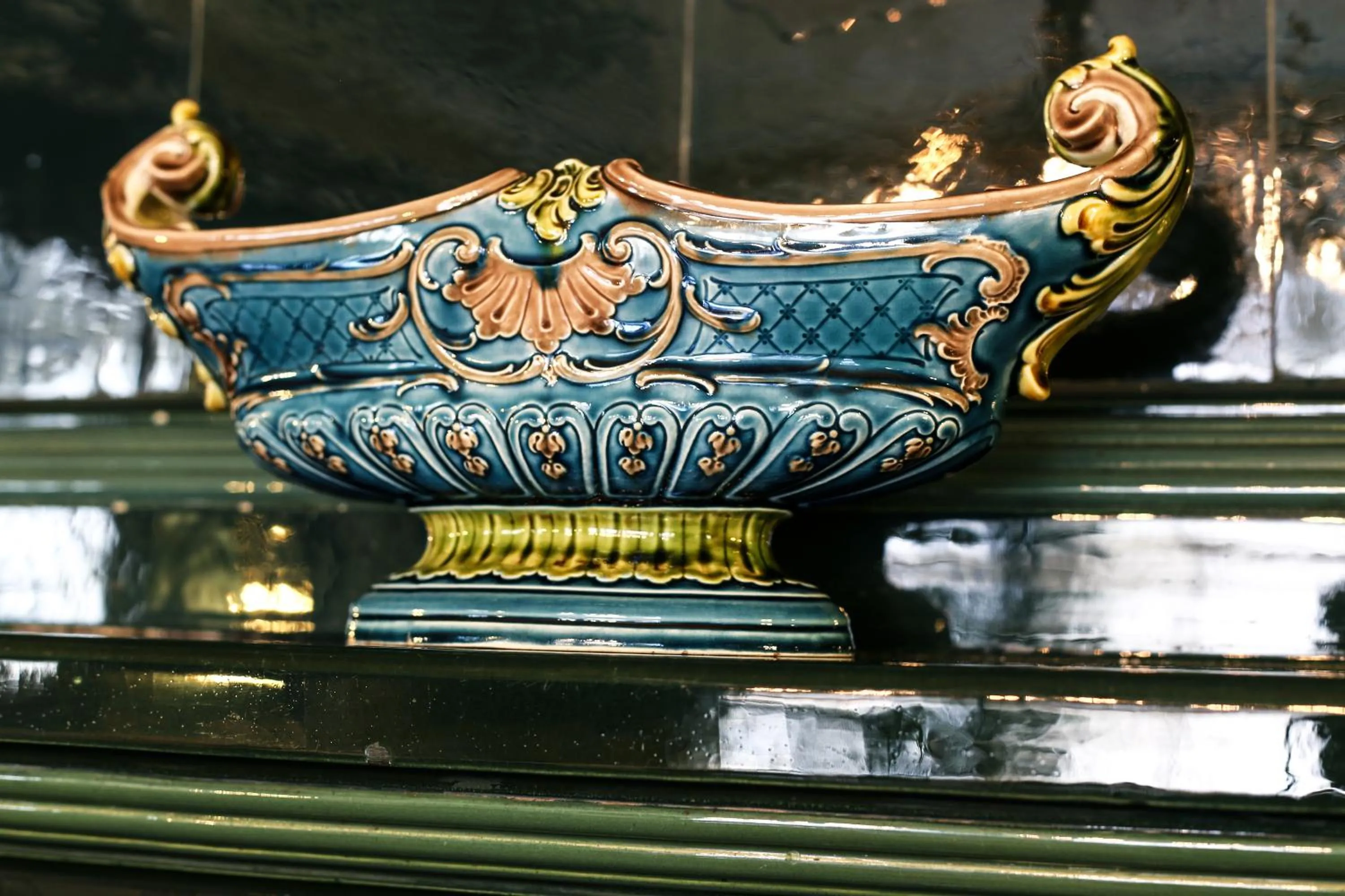 Decorative detail in Villa Ammende Restaurant and Hotel