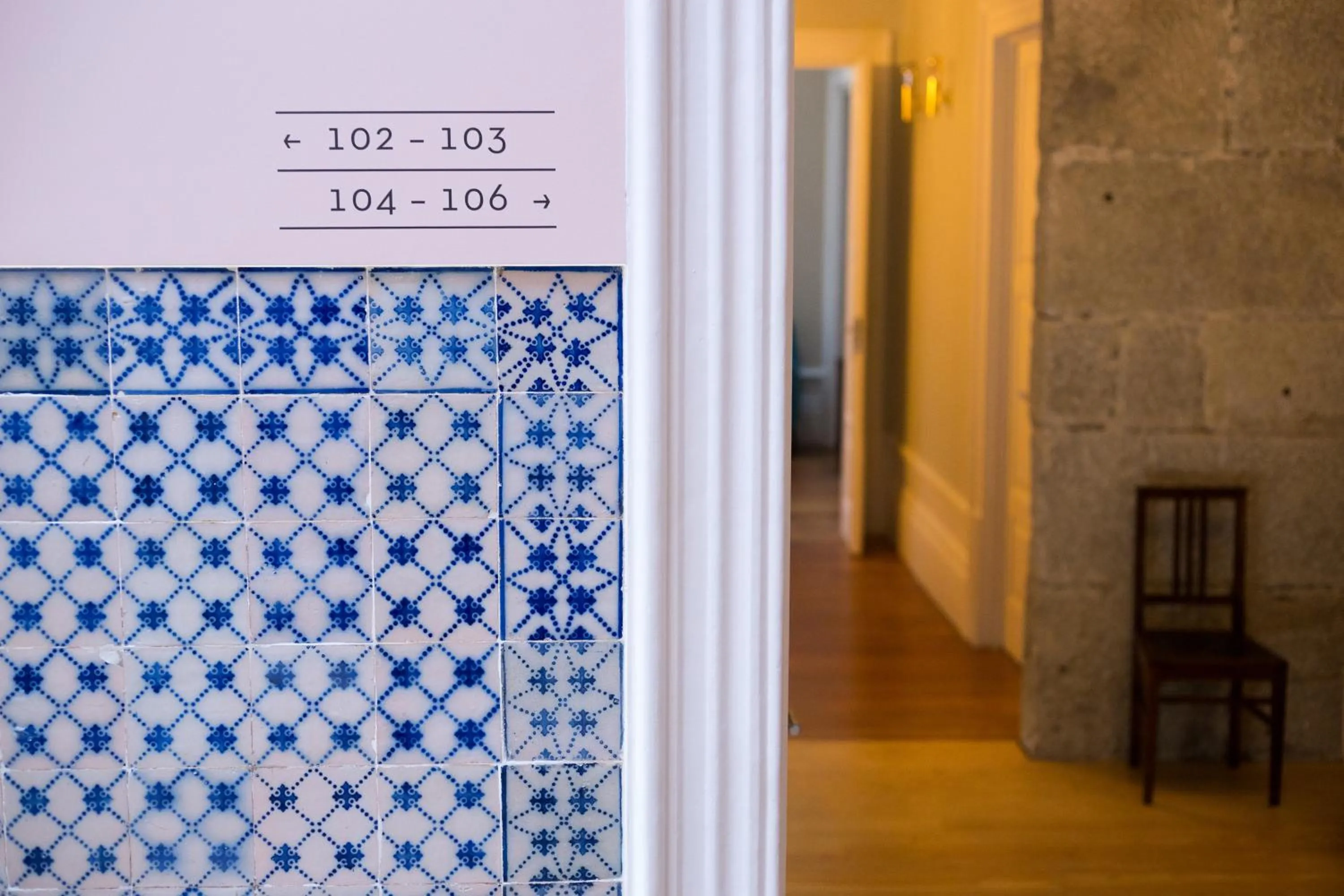 Decorative detail in Original Douro Hotel