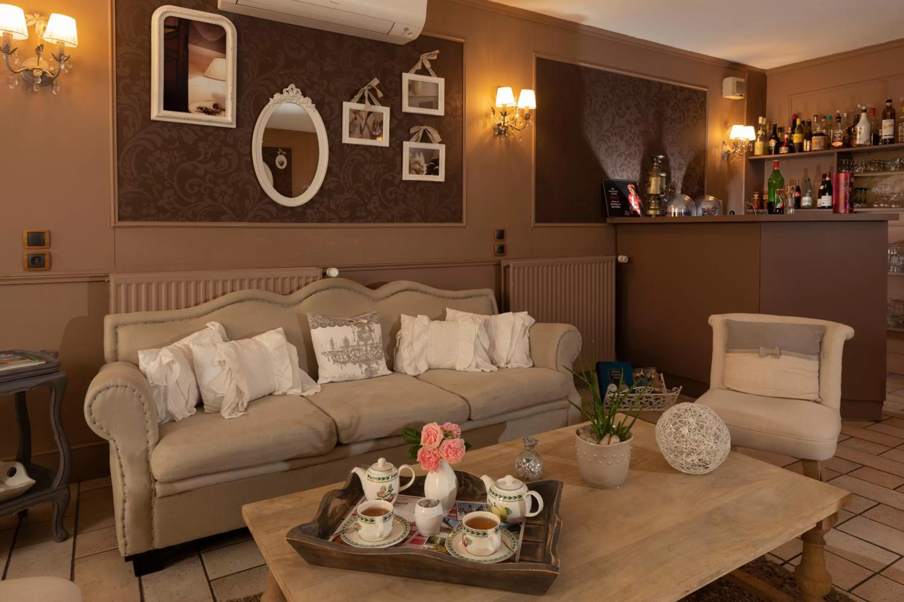 Living room in The Originals Boutique, Hôtel de la Balance, Montbéliard