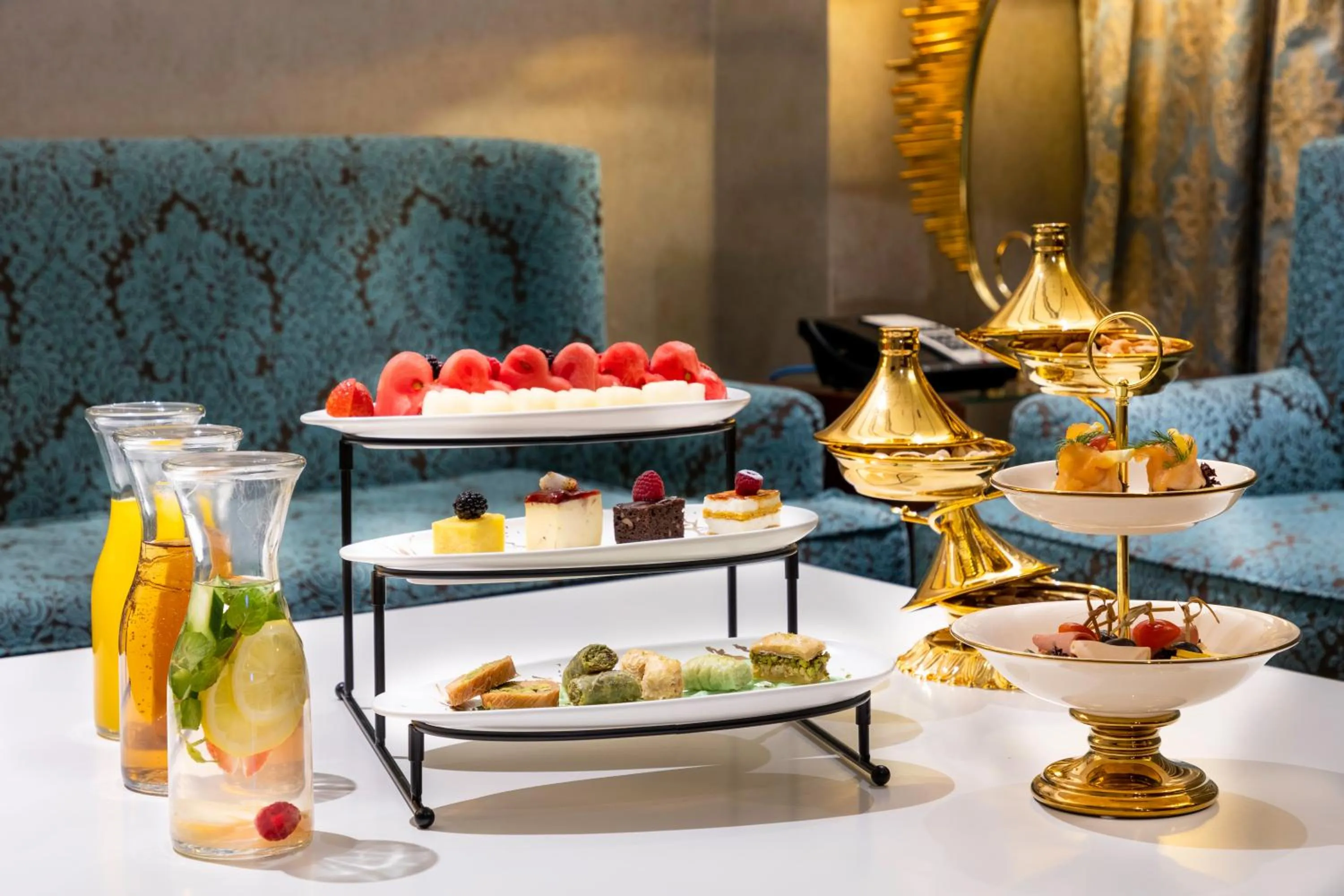 Food and drinks in Millennium Al Aqeeq Hotel