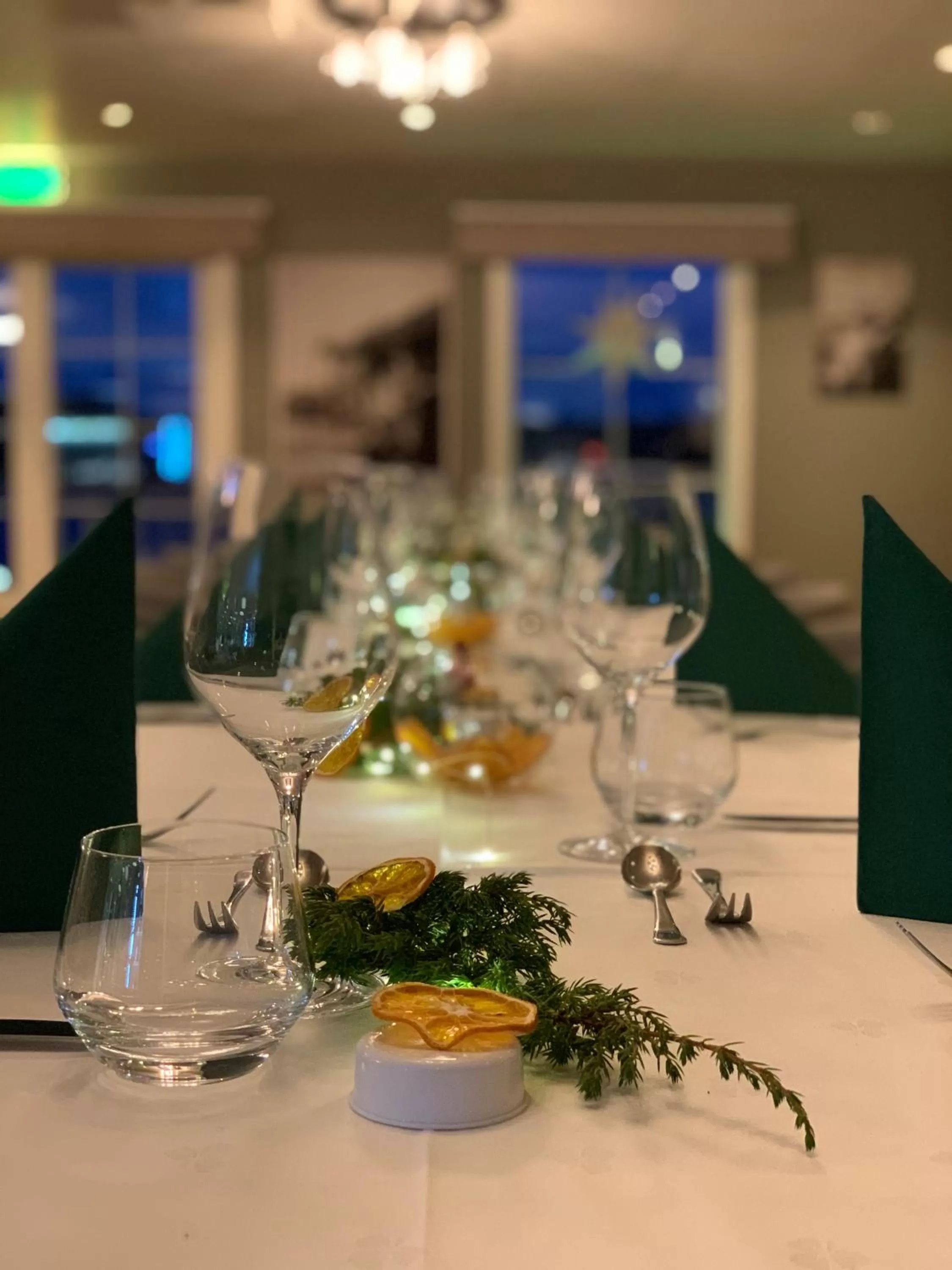 Food and drinks in Norsk Havbrukssenter - Rorbuer