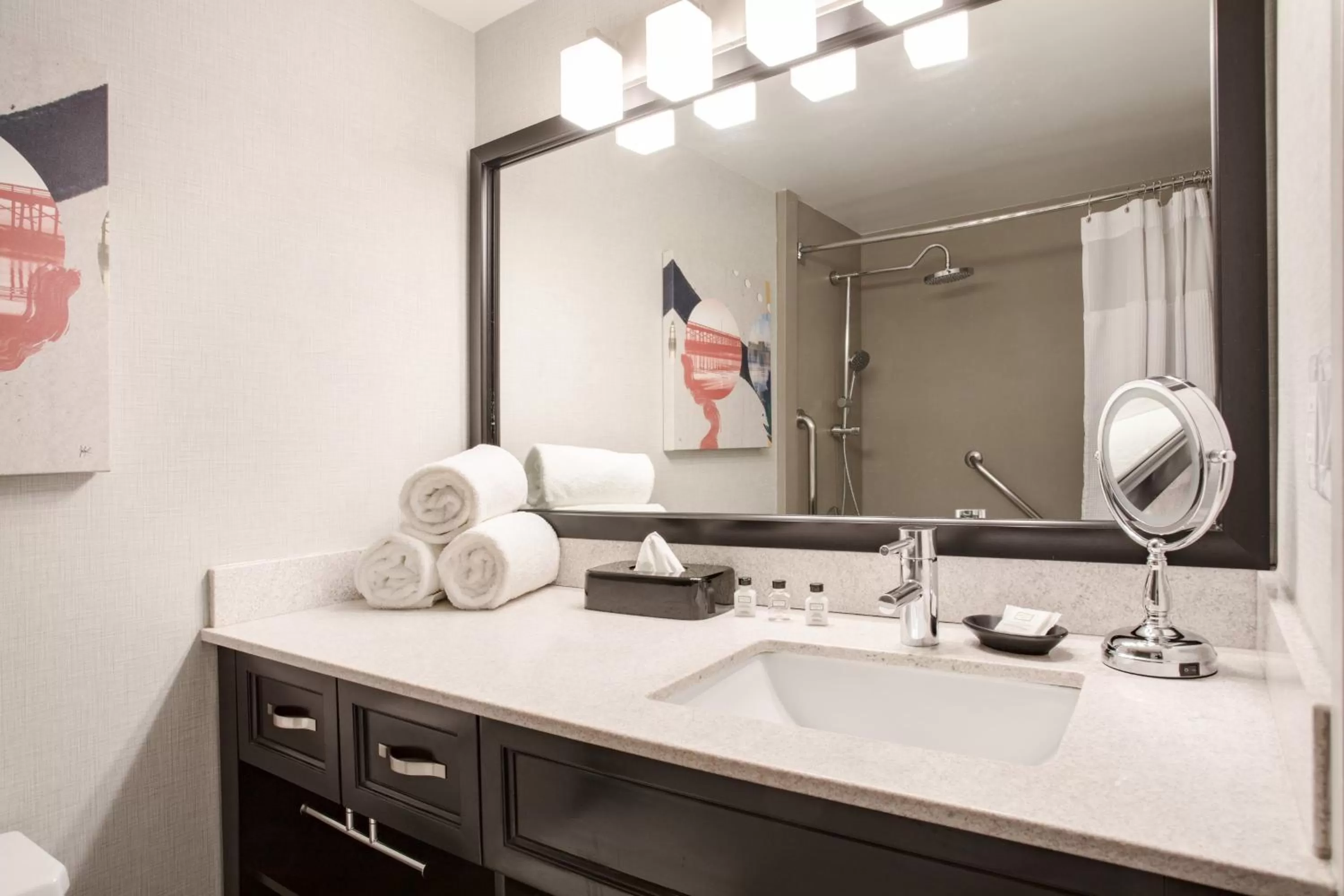 Bathroom in Crowne Plaza Costa Mesa Orange County by IHG