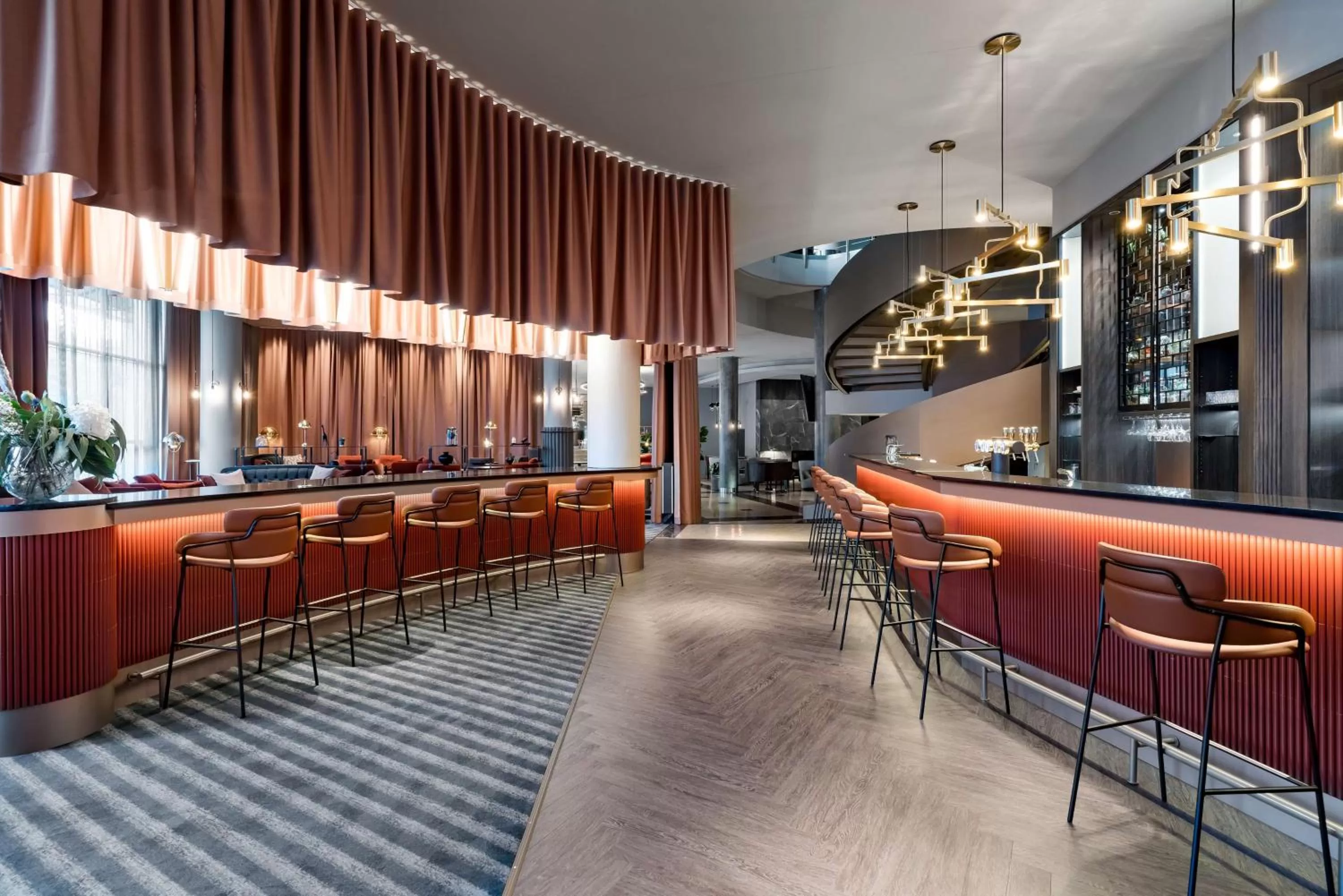 Lounge or bar in Radisson Blu Latvija Conference & Spa Hotel, Riga