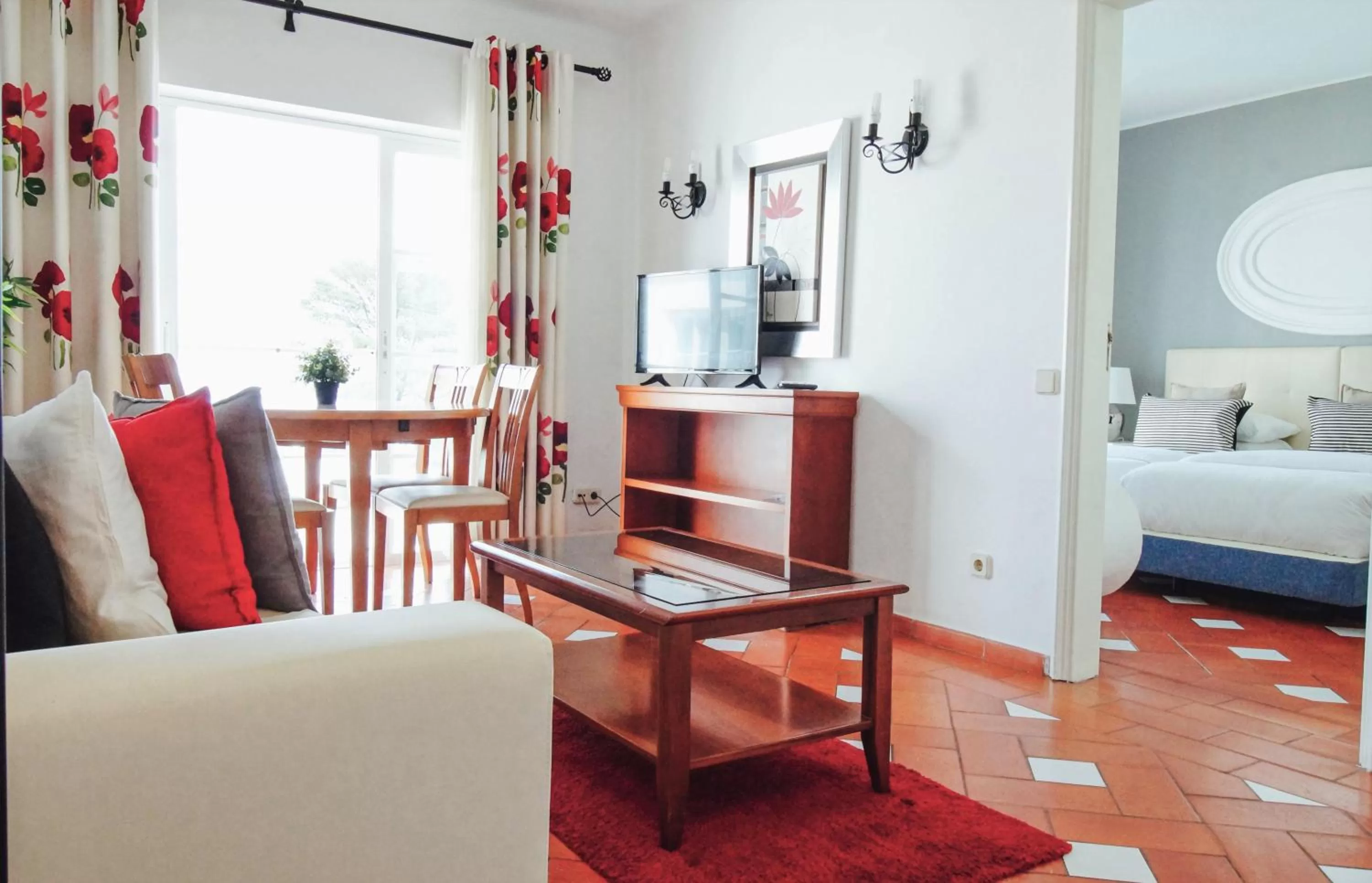 Bed in Baluarte da Vila Apartments