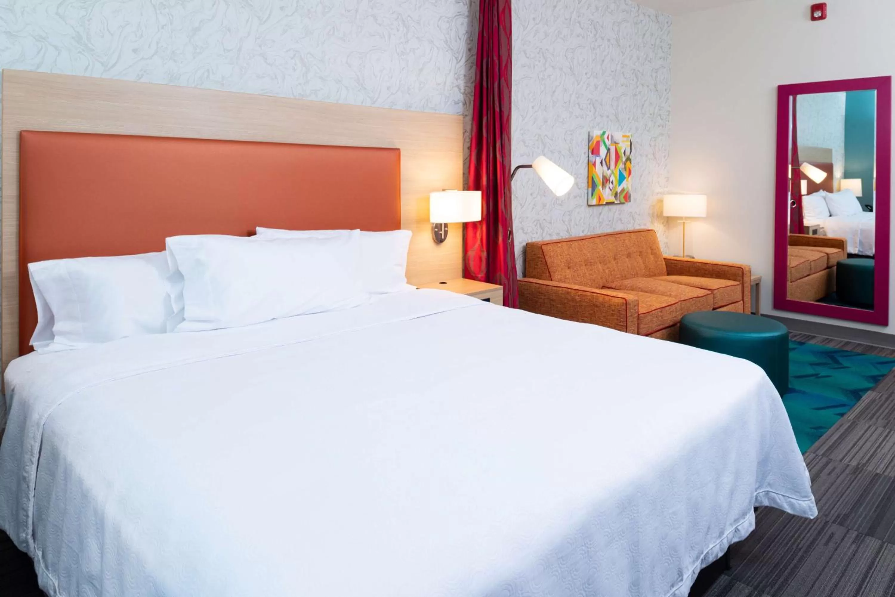 Bed in Home2 Suites By Hilton Charlotte Mooresville, Nc