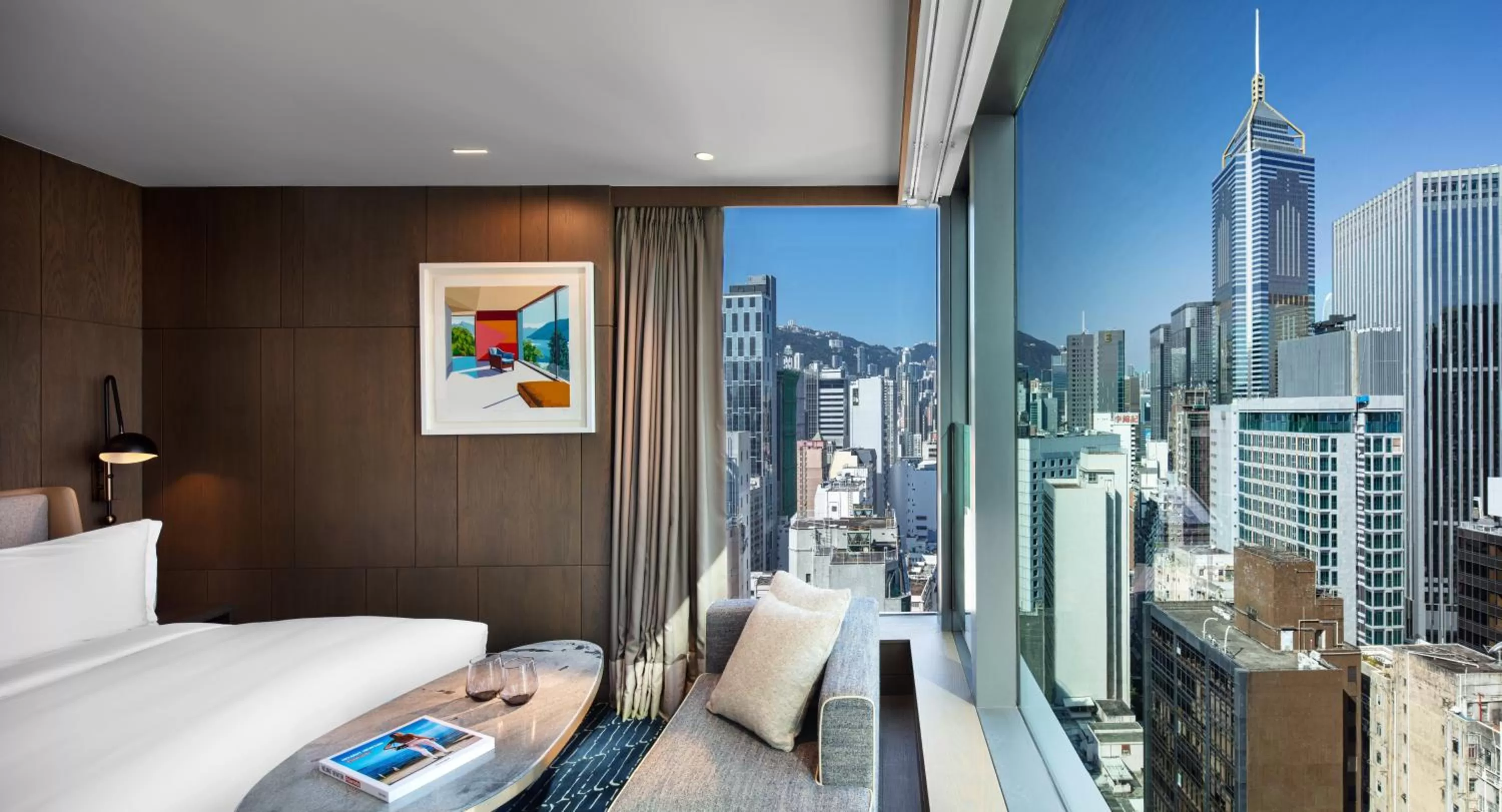 View (from property/room), Bed in The Hari Hong Kong