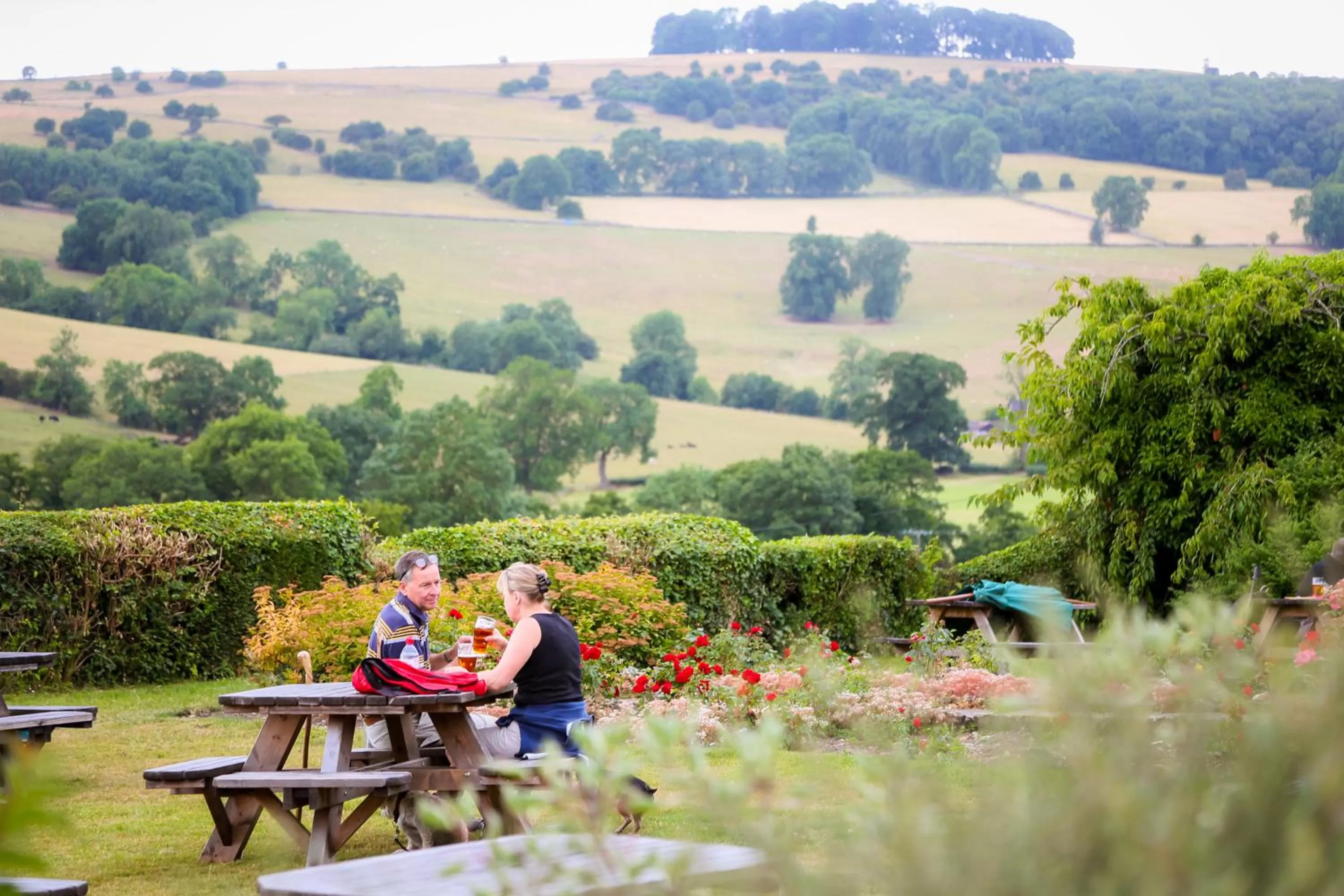 Patio in The Izaak Walton Country House Hotel - Dovedale