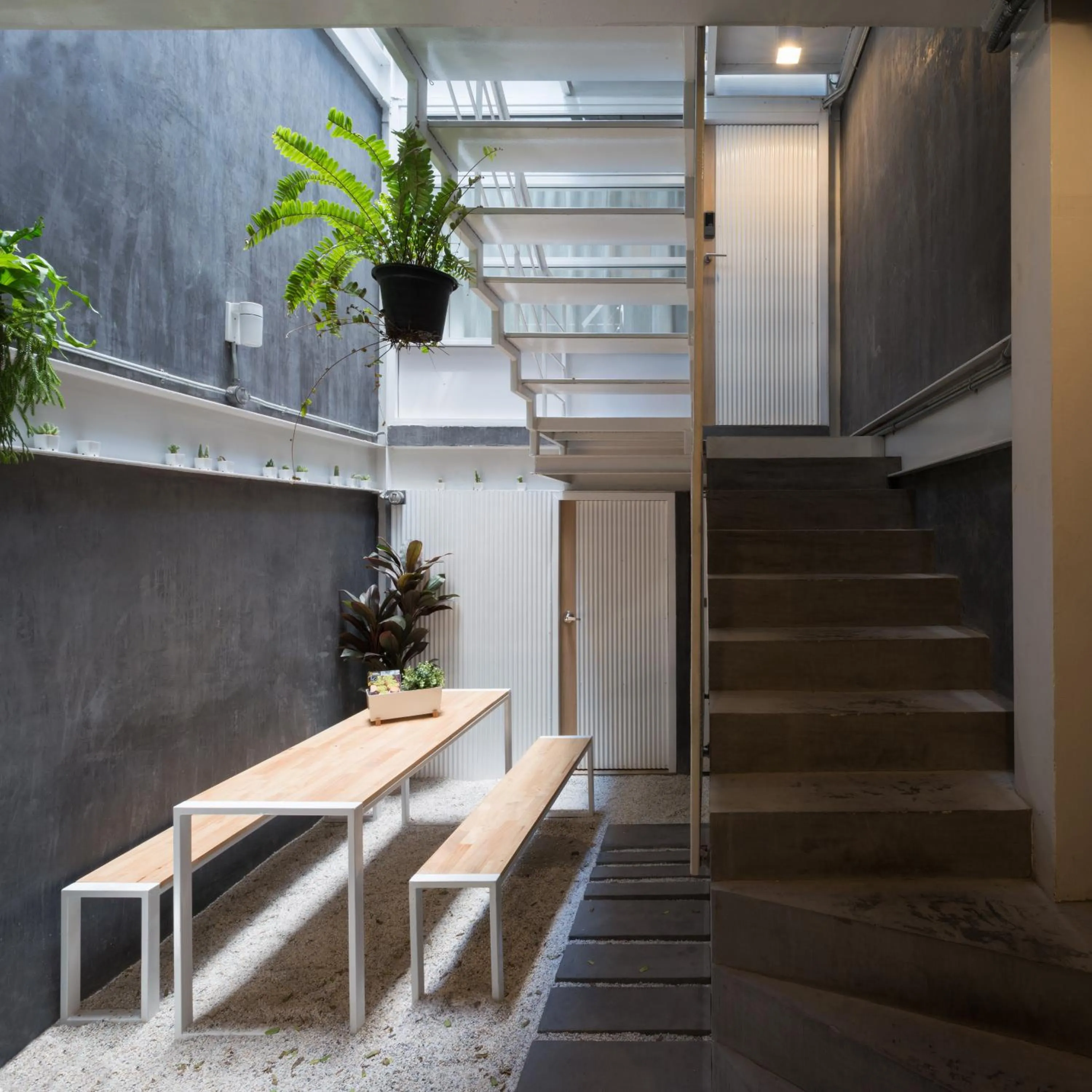 Seating area in On the Bed Hostel