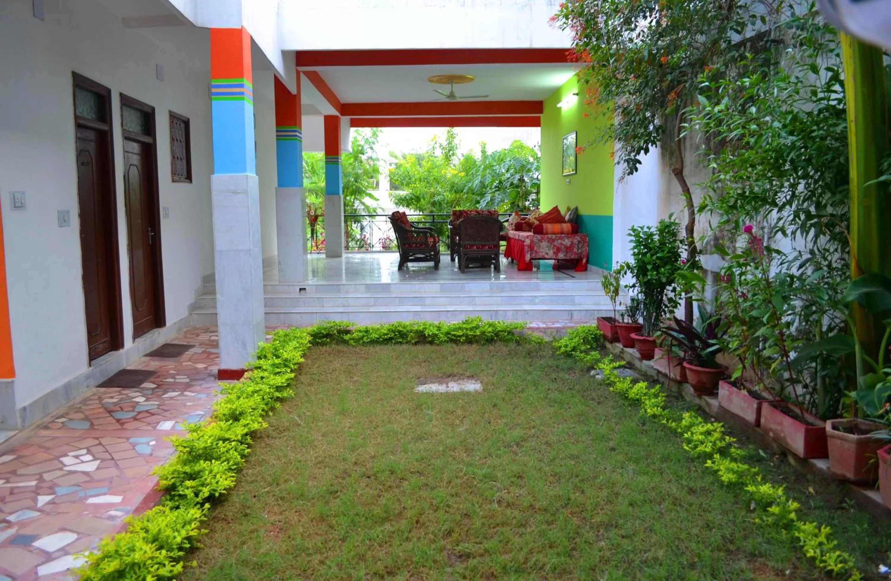 Patio in Hotel Harmony