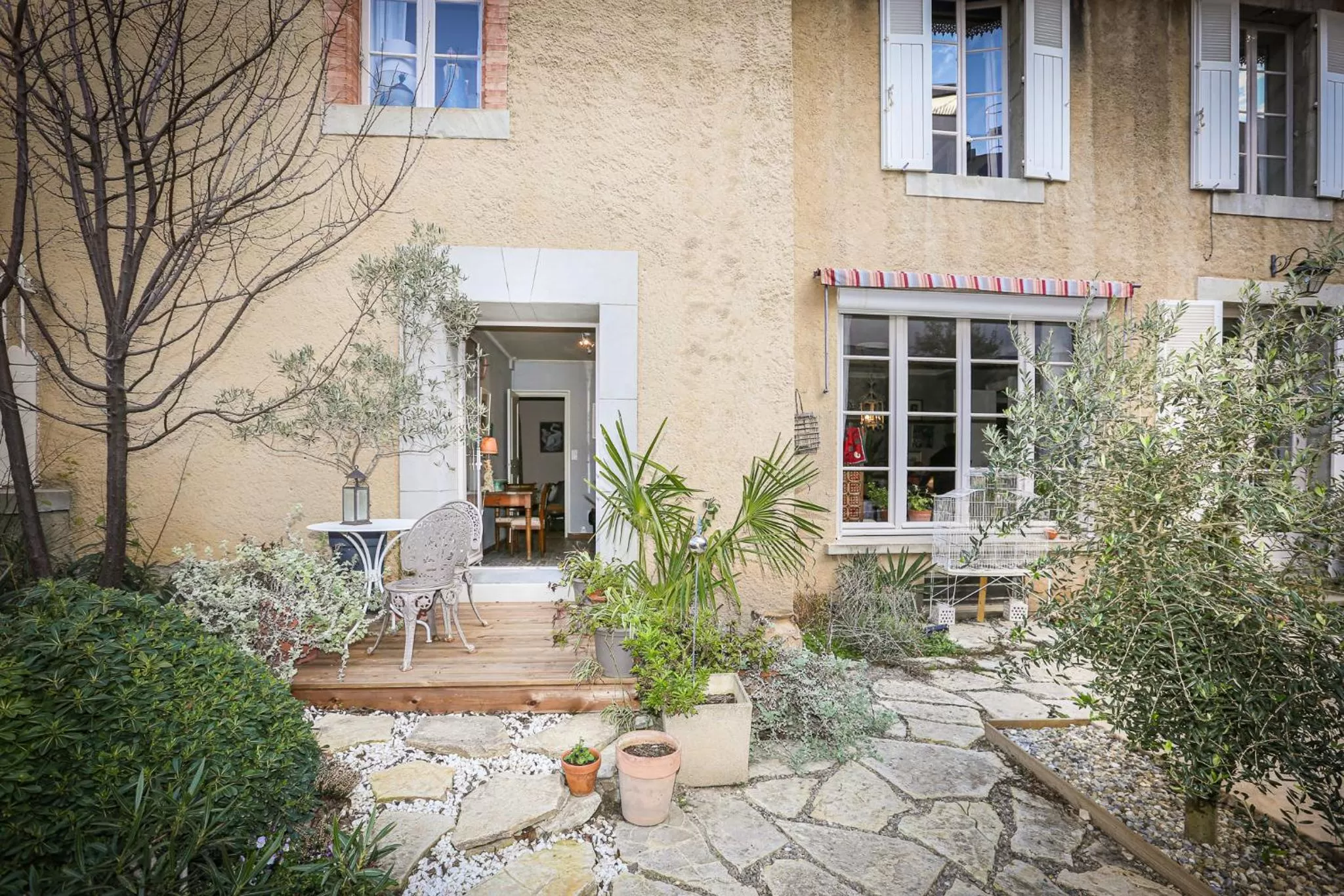Balcony/Terrace in Carcassonne Bed and Breakfast du Palais