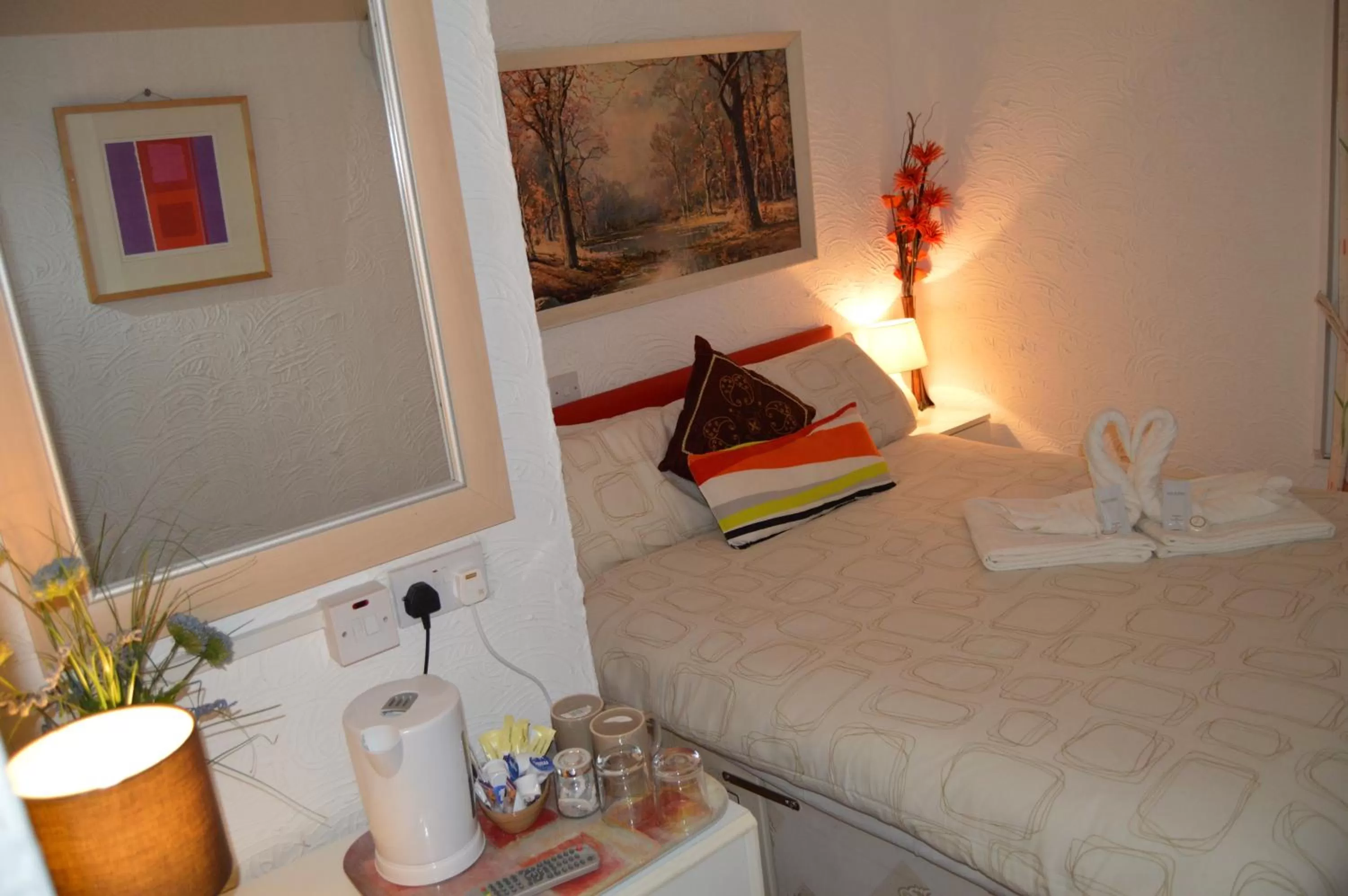 Bed in Wilsons Hotel - Blackpool Tower View