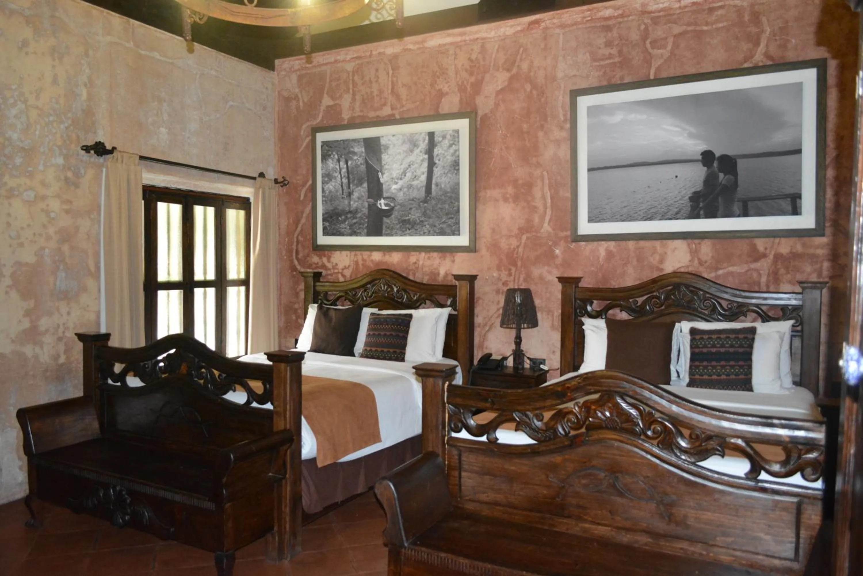 Bed in Ciel Luxe Hotels Antigua Guatemala