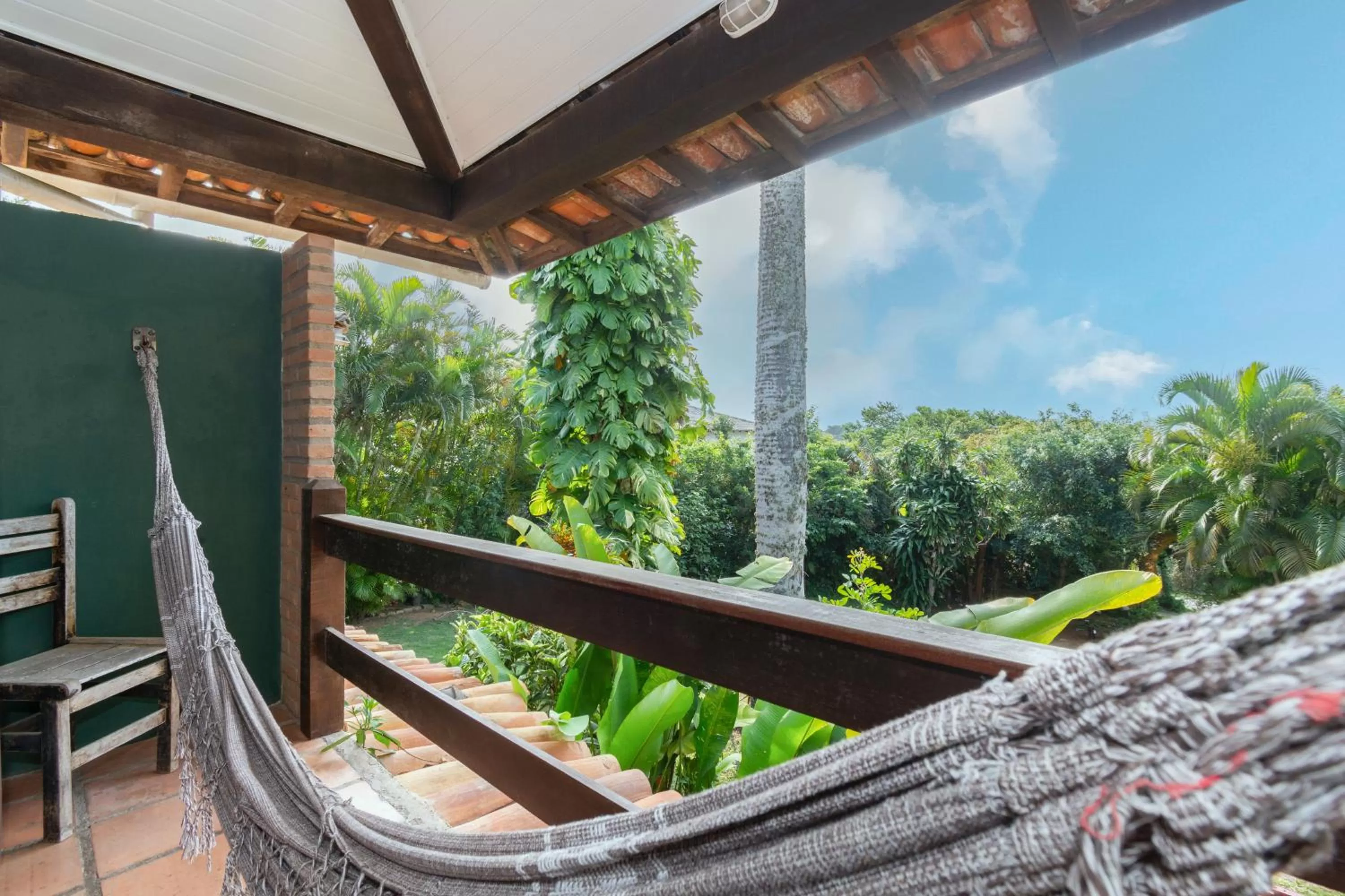 Balcony/Terrace in Pousada Afrika