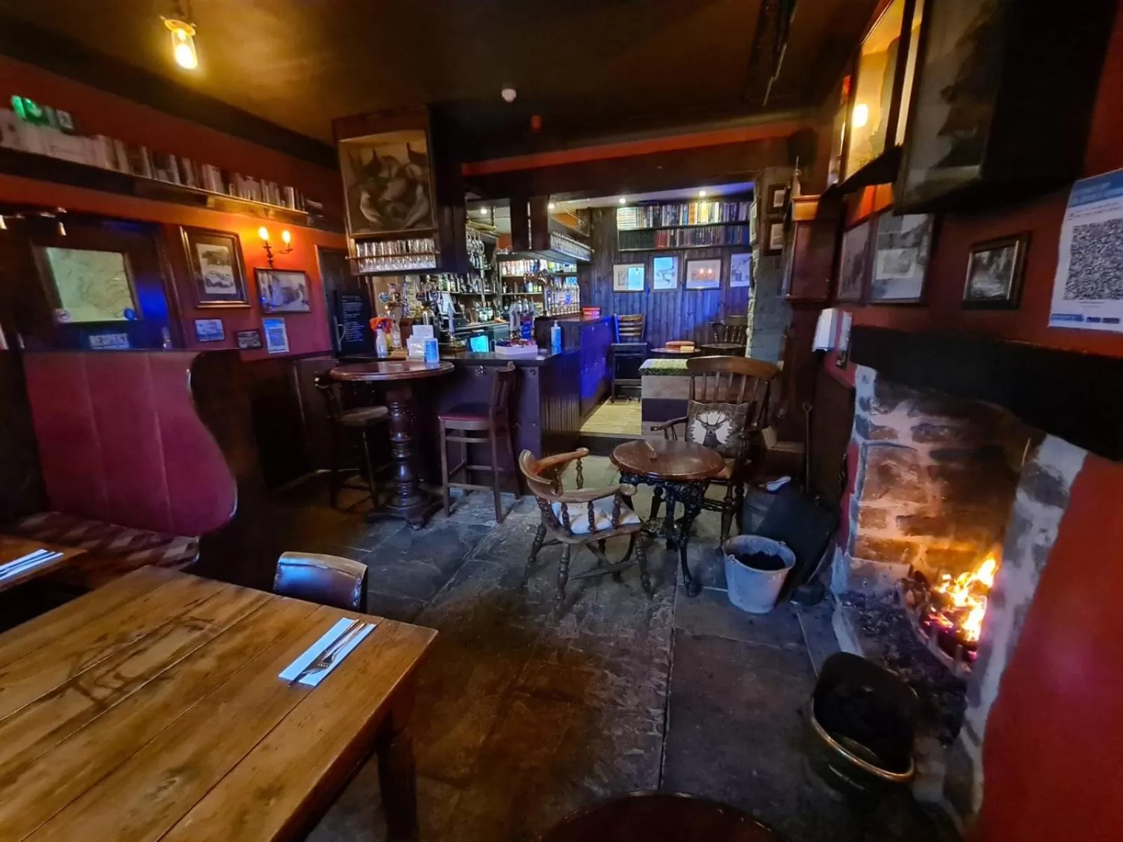 Lounge or bar in New Inn Appletreewick