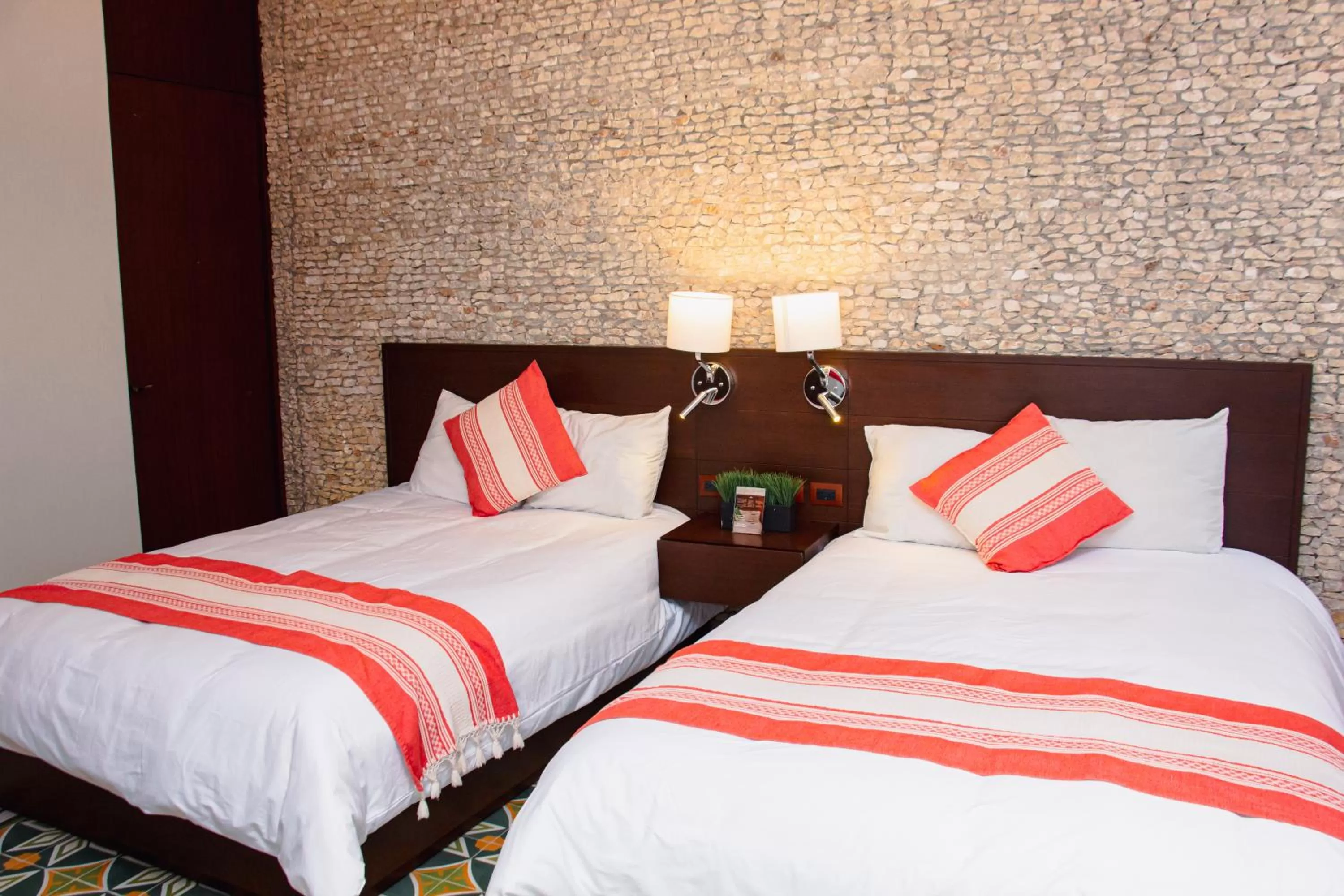 Bed in Hotel Marionetas