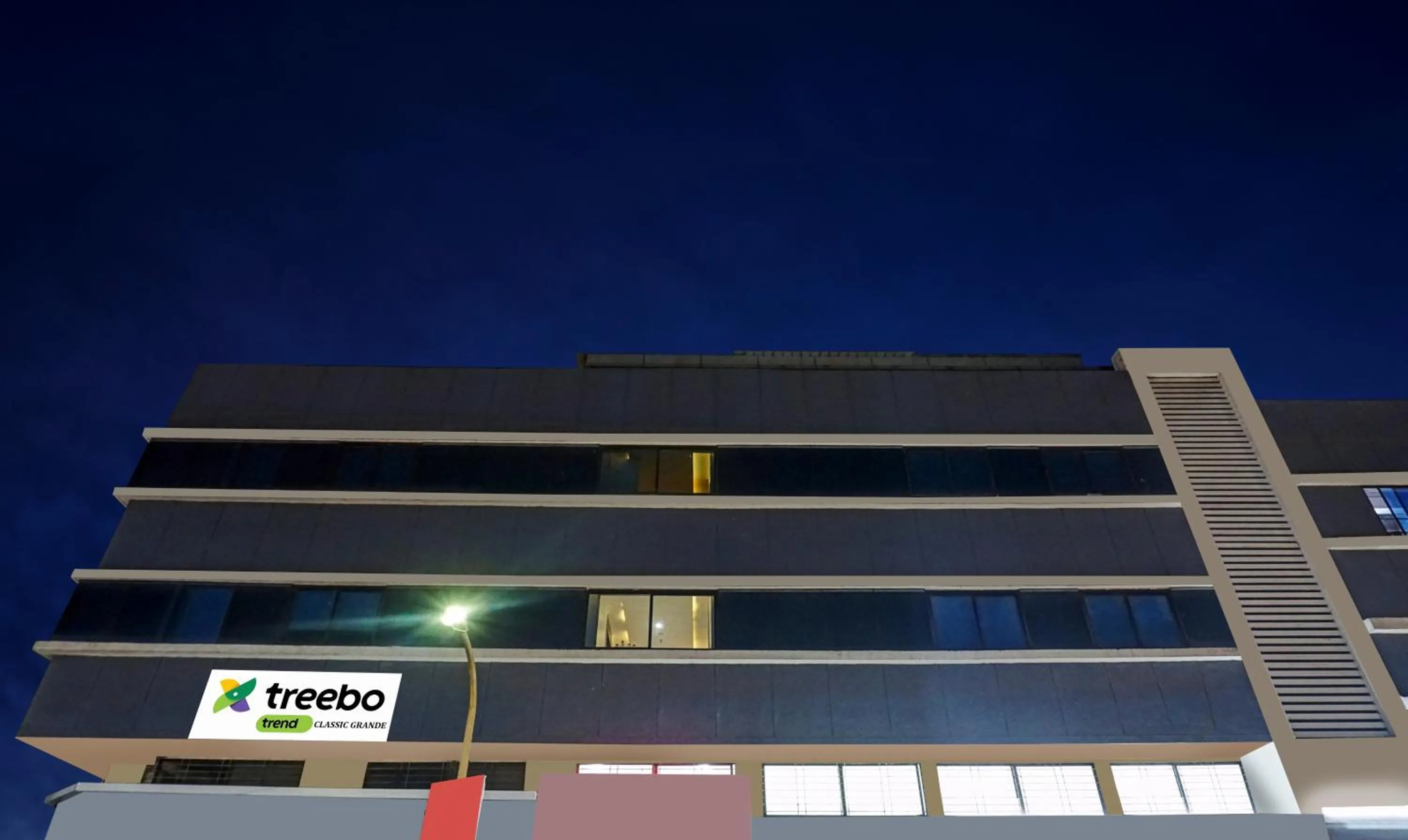 Property building in Treebo Classic Grande, Camp