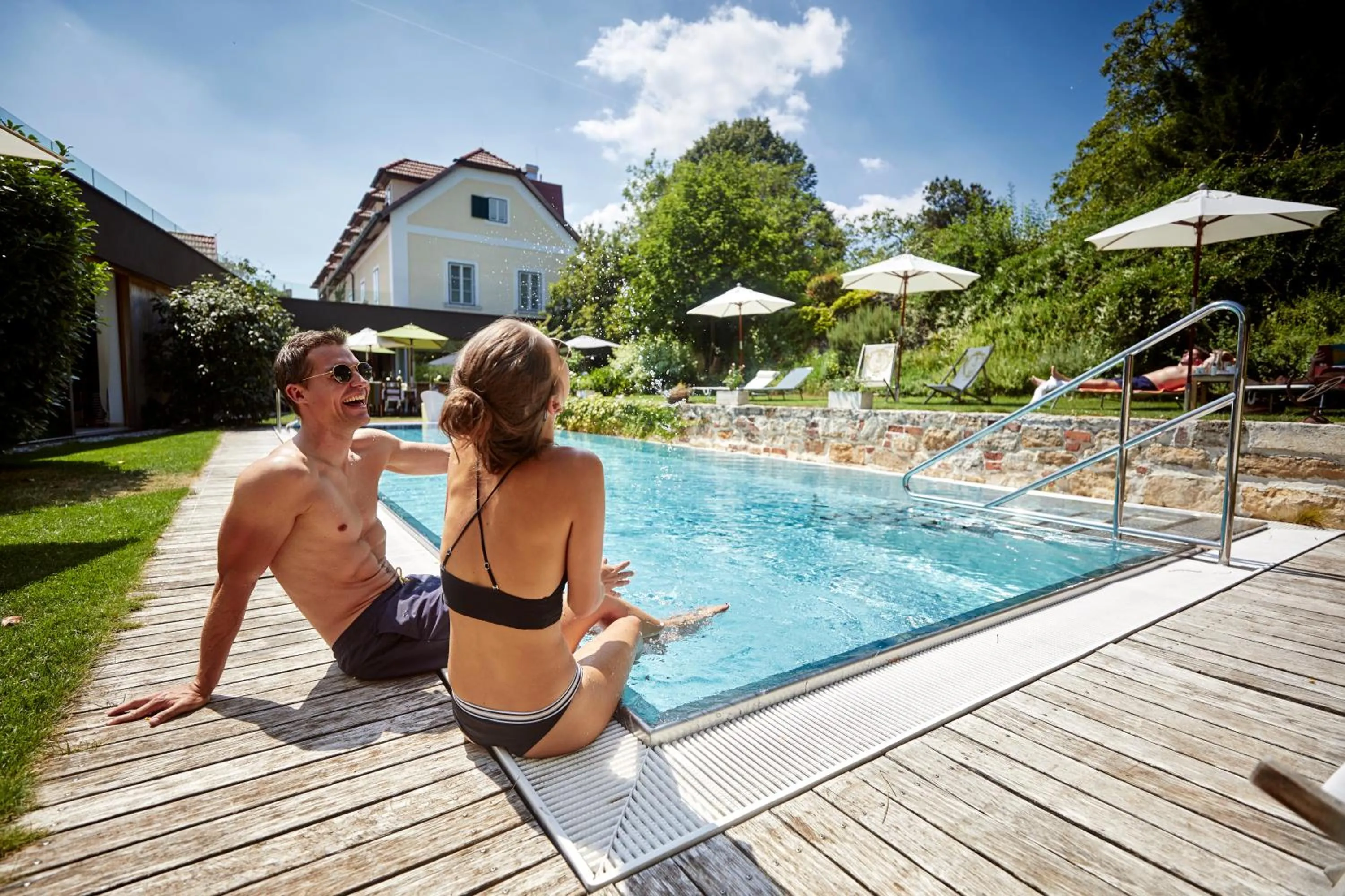 Swimming pool in Hotel Landhaus Moserhof