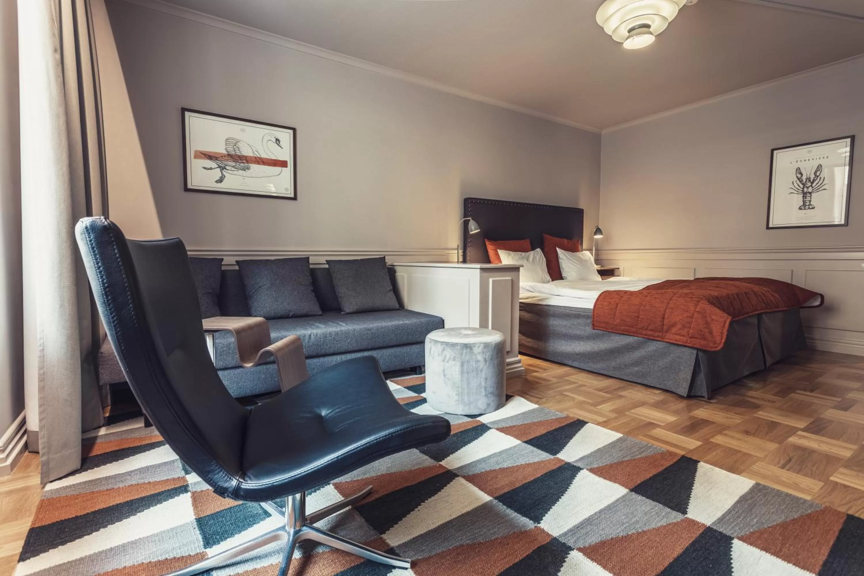 Seating area in Hotel Poseidon