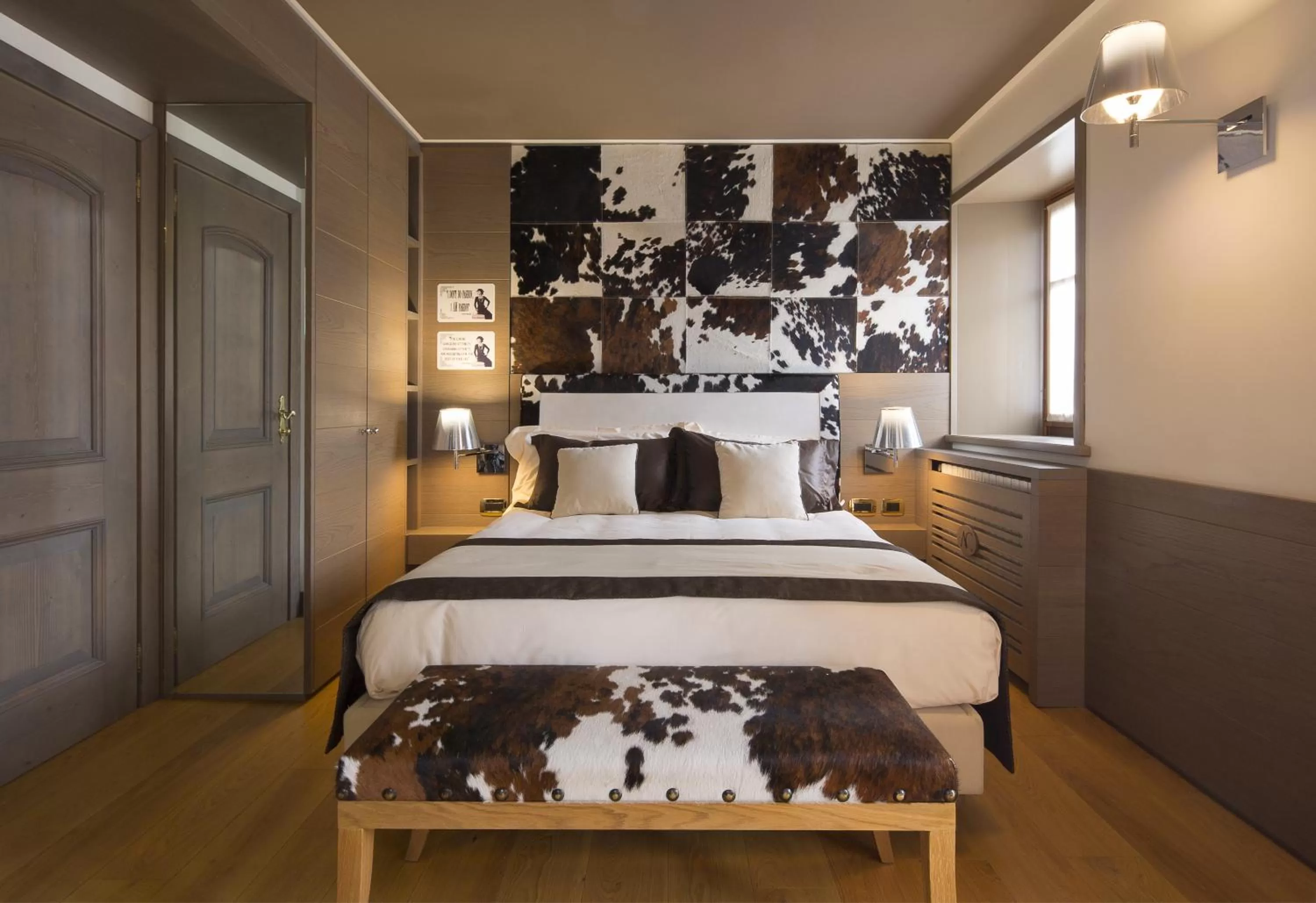 Bed in Ambra Cortina Luxury&Fashion Hotel