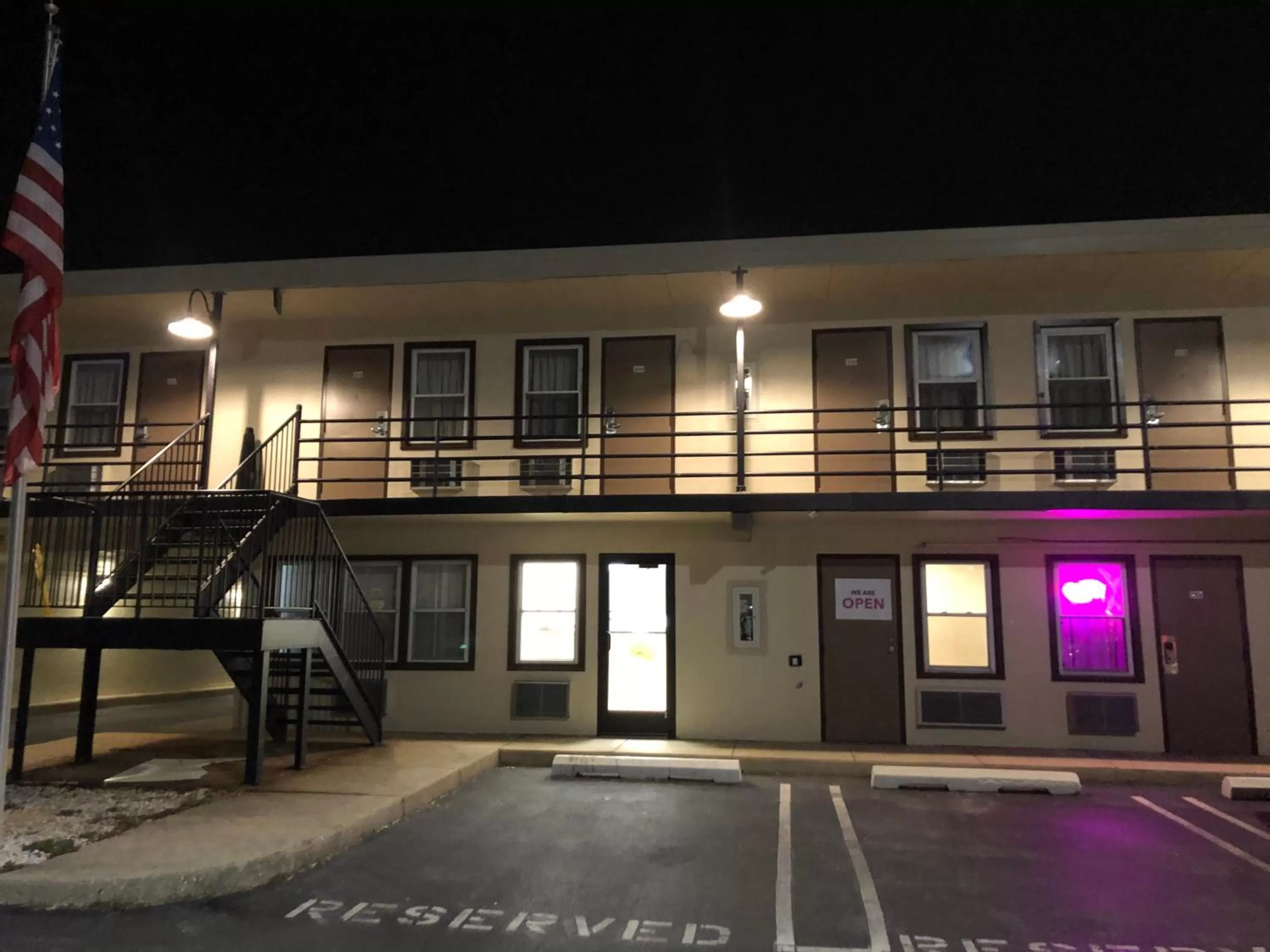 Property building in Trolley Stop Motel, Media ,Near PHL Airport PA