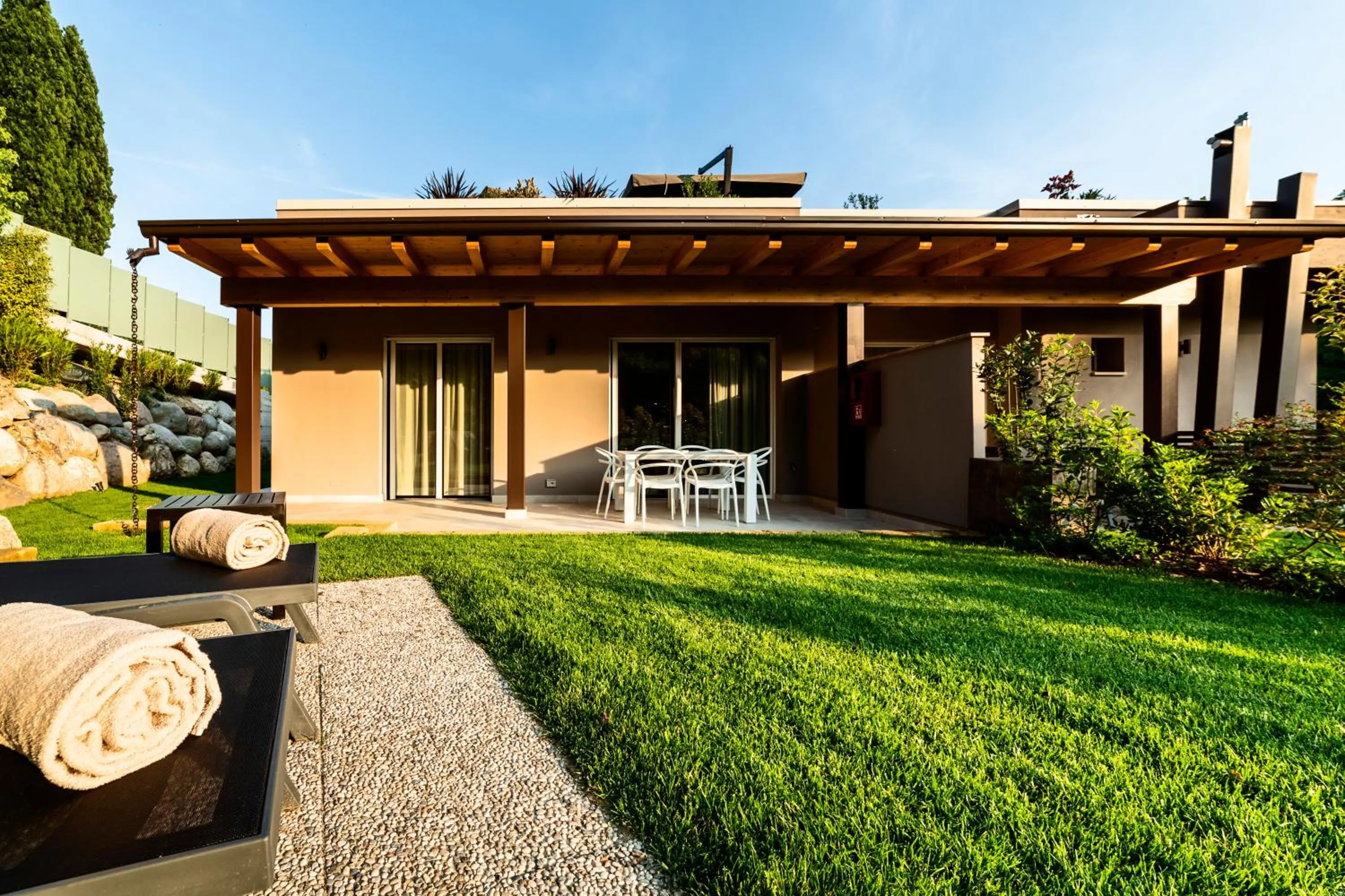 Patio in Lamasu RioVerde - Lago di Garda