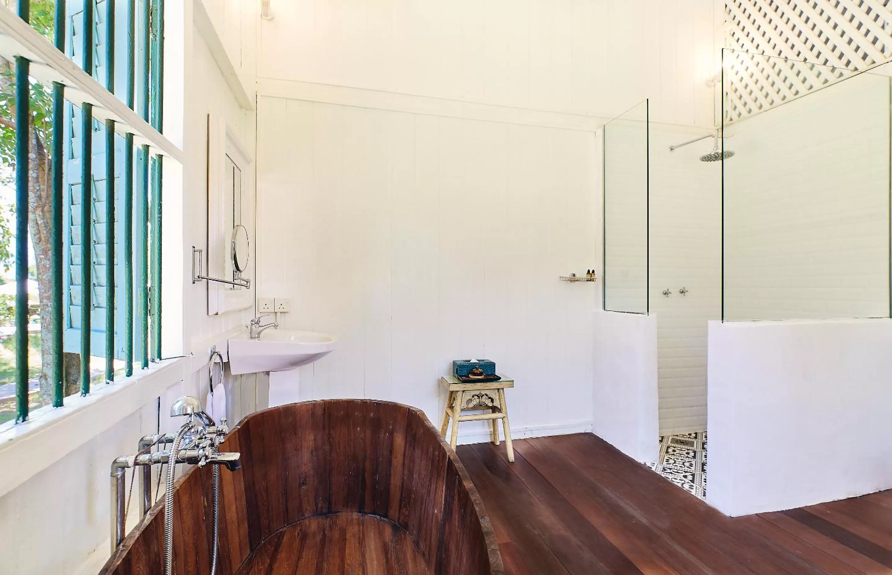 Bathroom in Temple Tree Resort