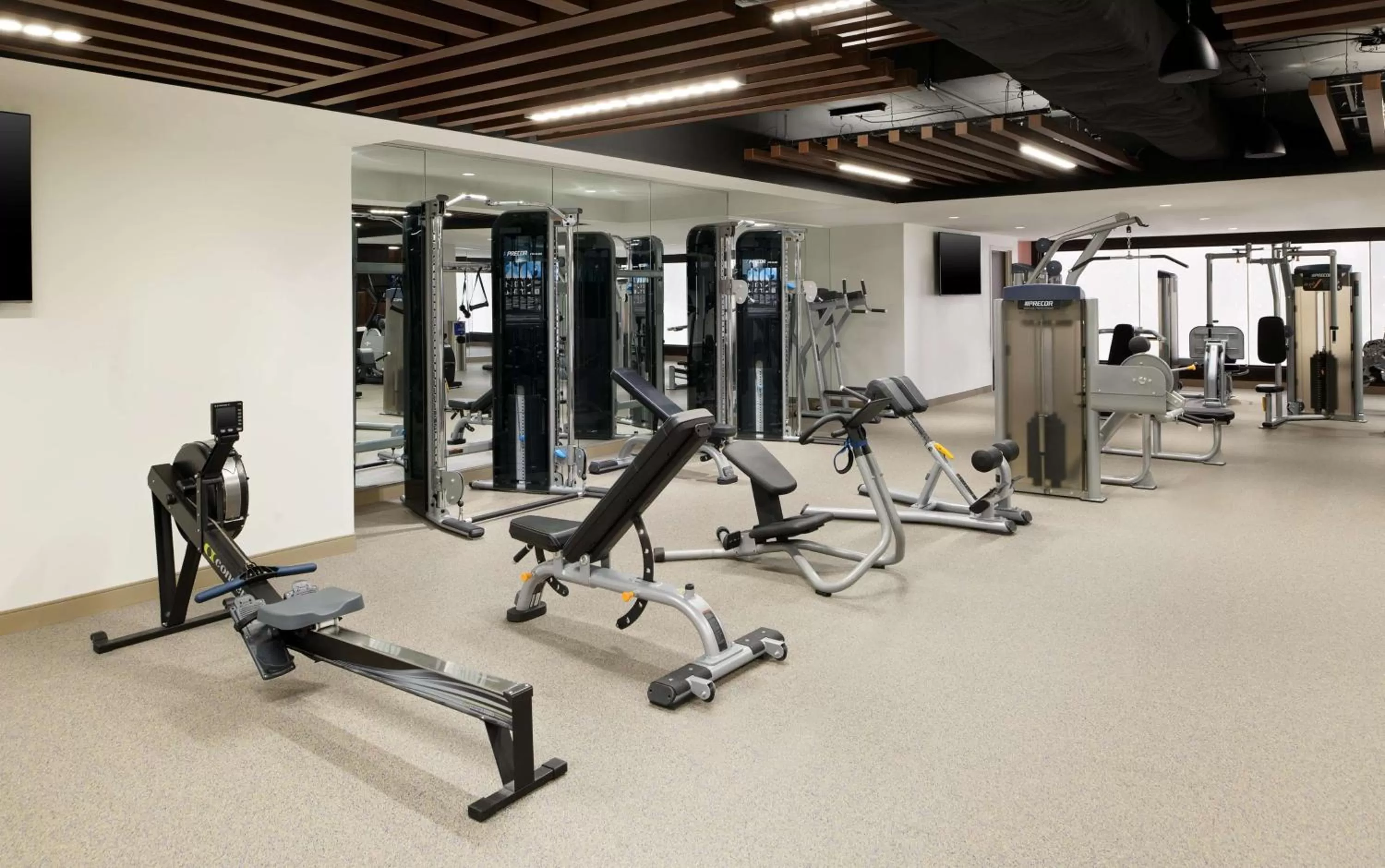 Fitness centre/facilities in Hilton Washington DC National Mall The Wharf