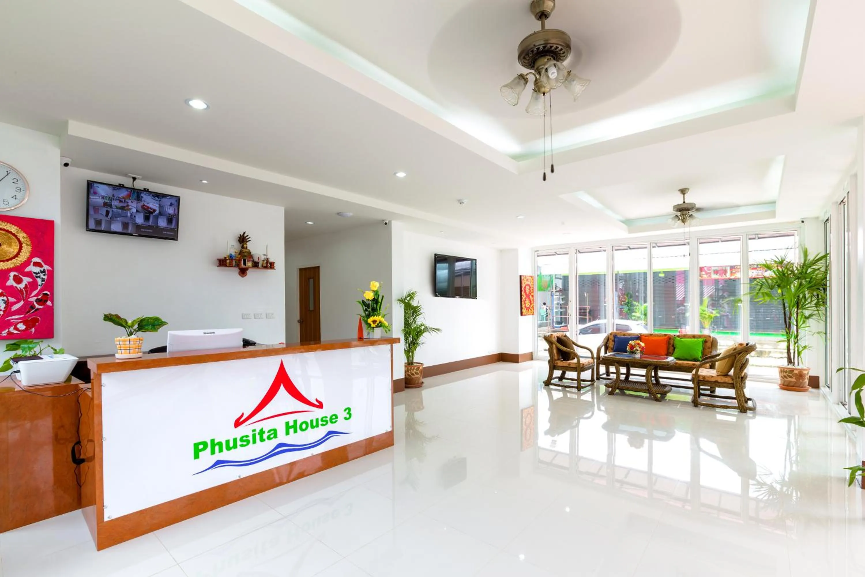 Lobby or reception in Phusita Hotel - SHA Certified