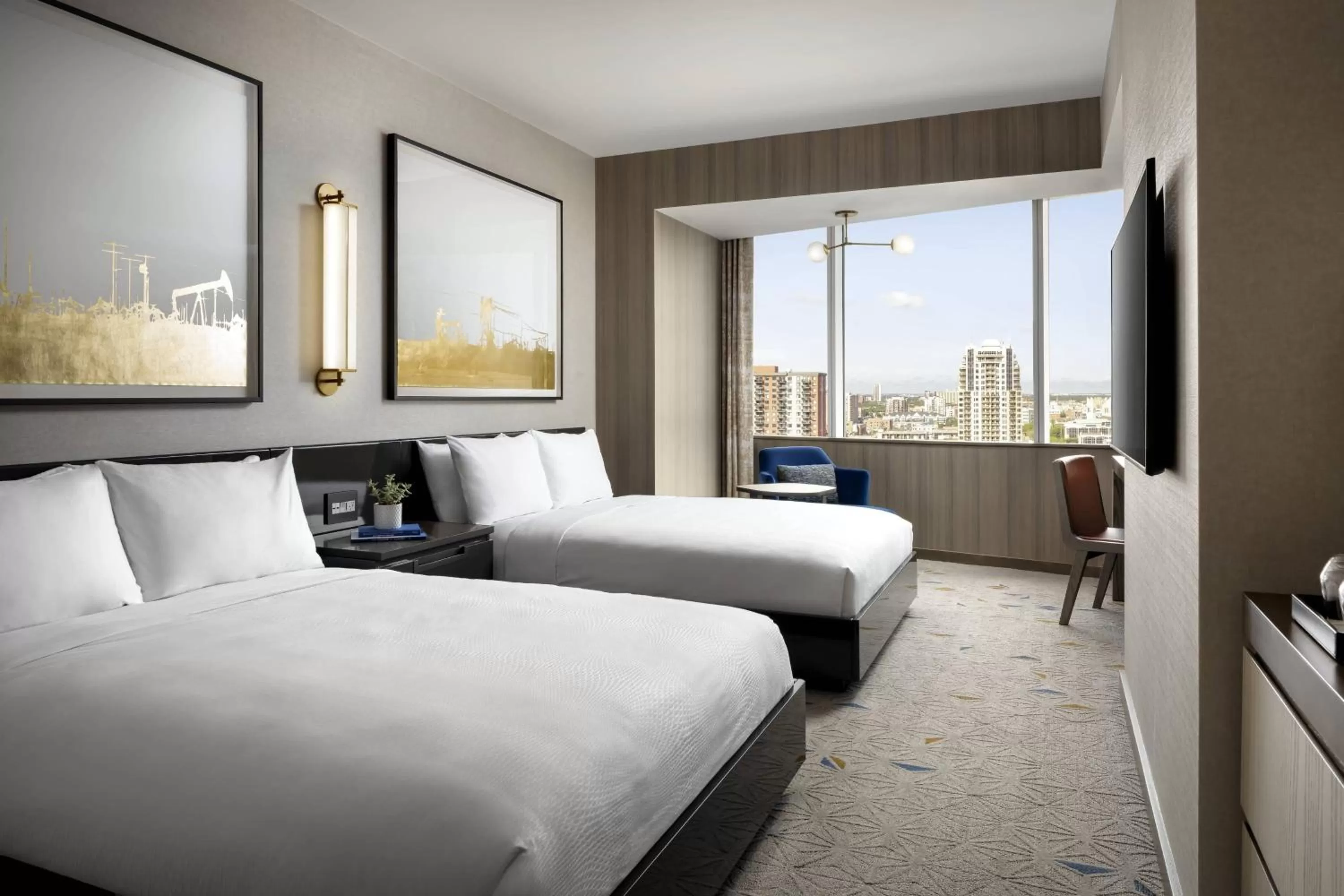 Photo of the whole room, Bed in JW Marriott Edmonton ICE District