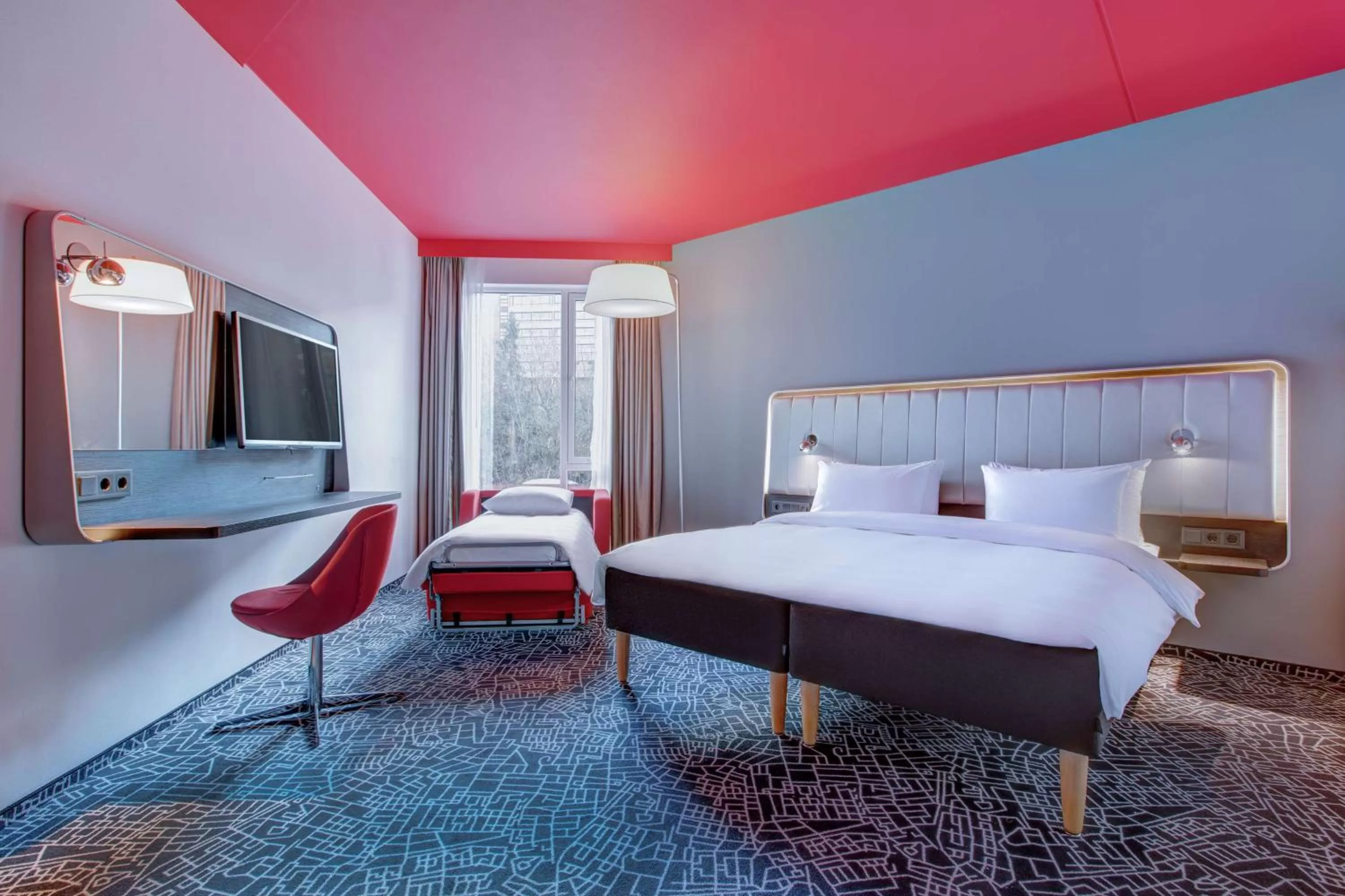 Photo of the whole room, Bed in Radisson Blu Hotel Oslo Alna