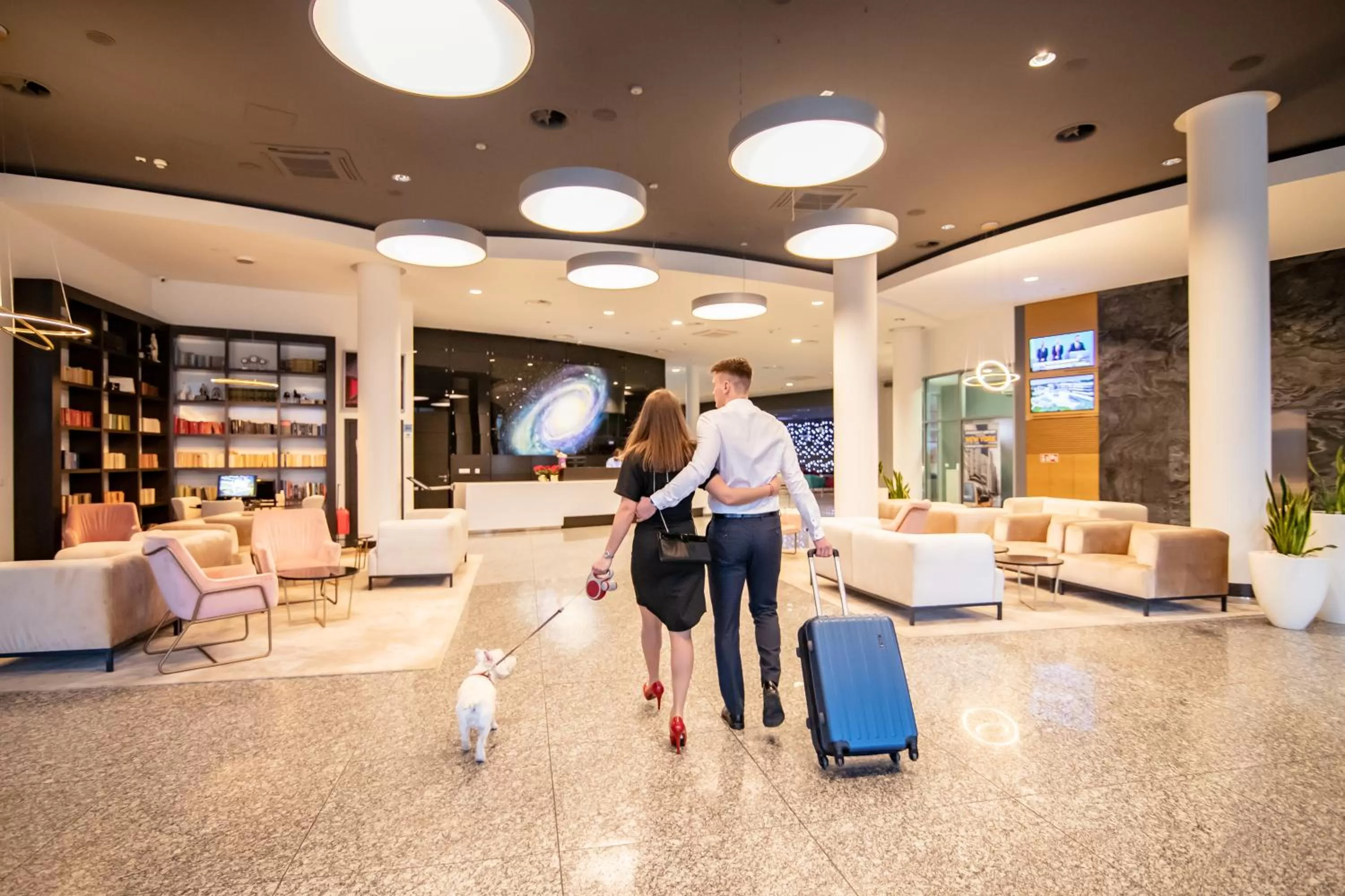Lobby or reception in Copernicus Toruń Hotel