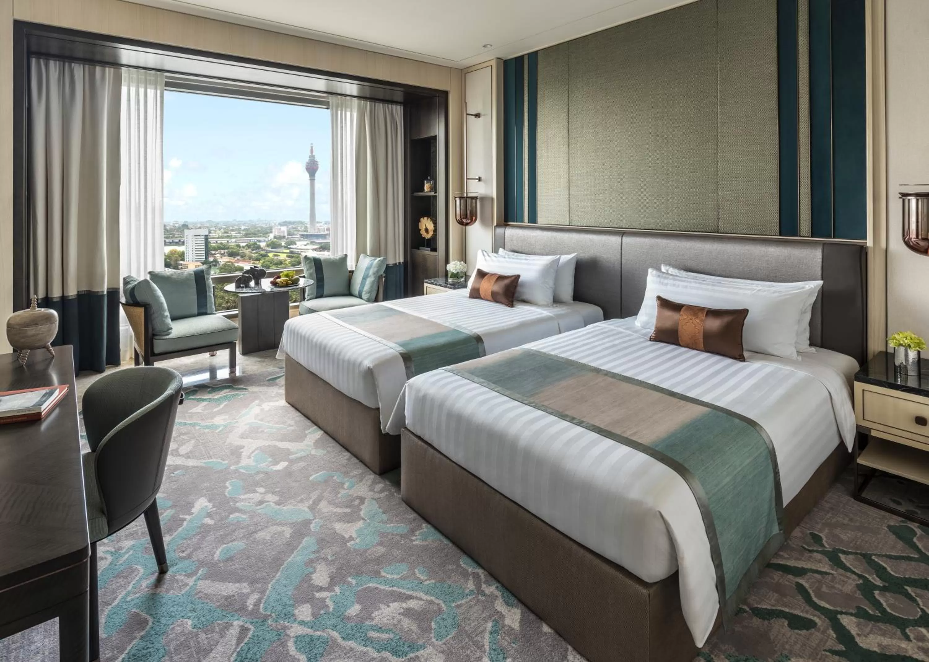 Bedroom, Bed in Shangri-La Colombo